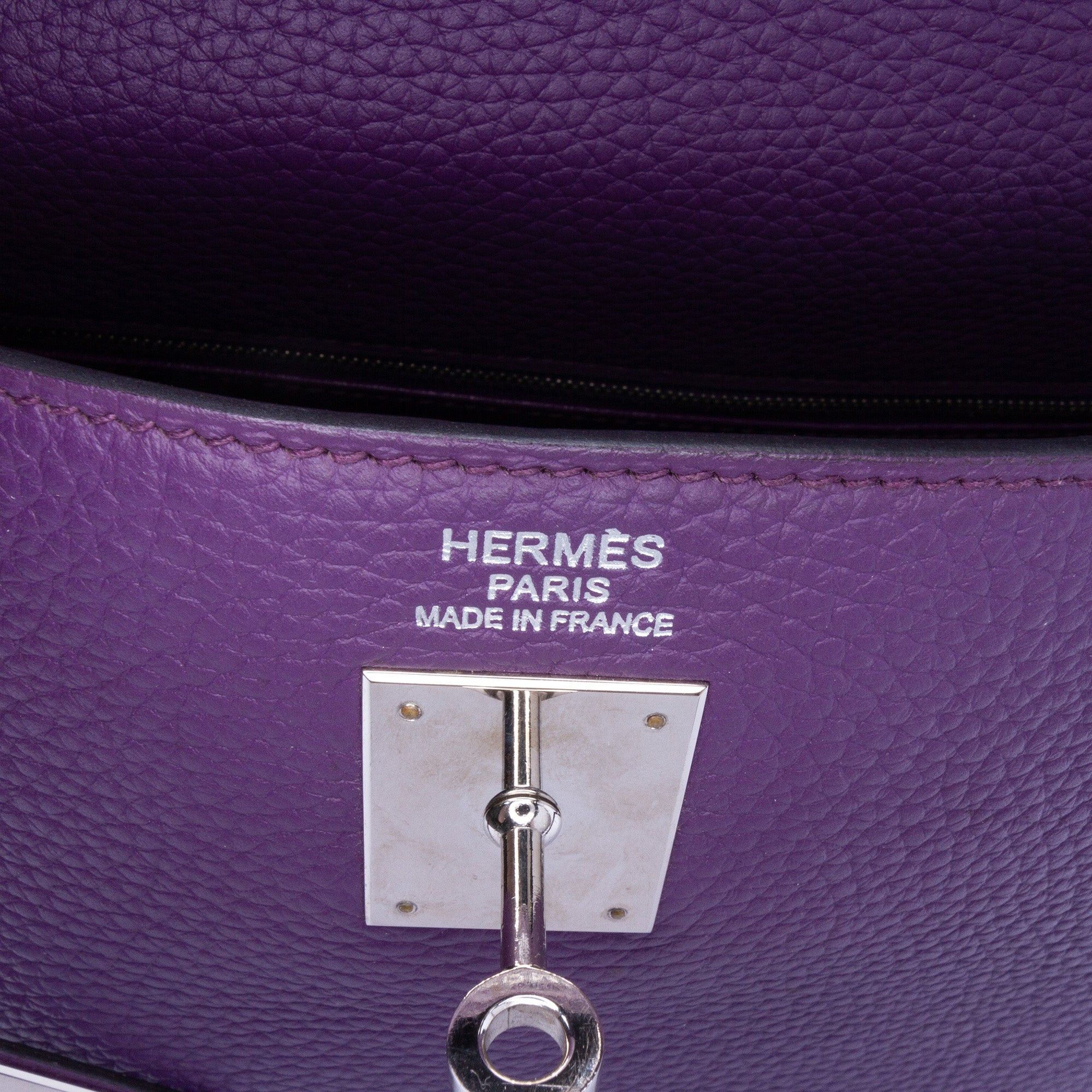 Hermes Hermès Togo Kelly II Retourne 35 Purple Size ONE SIZE - 5 Thumbnail
