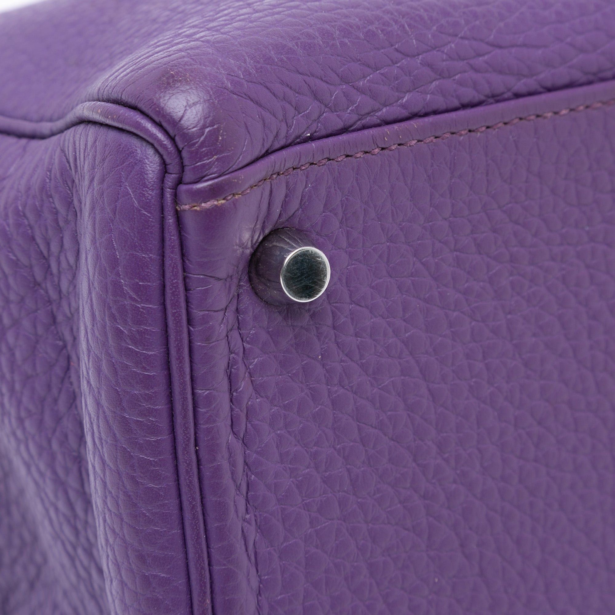 Hermes Hermès Togo Kelly II Retourne 35 Purple Size ONE SIZE - 7 Thumbnail