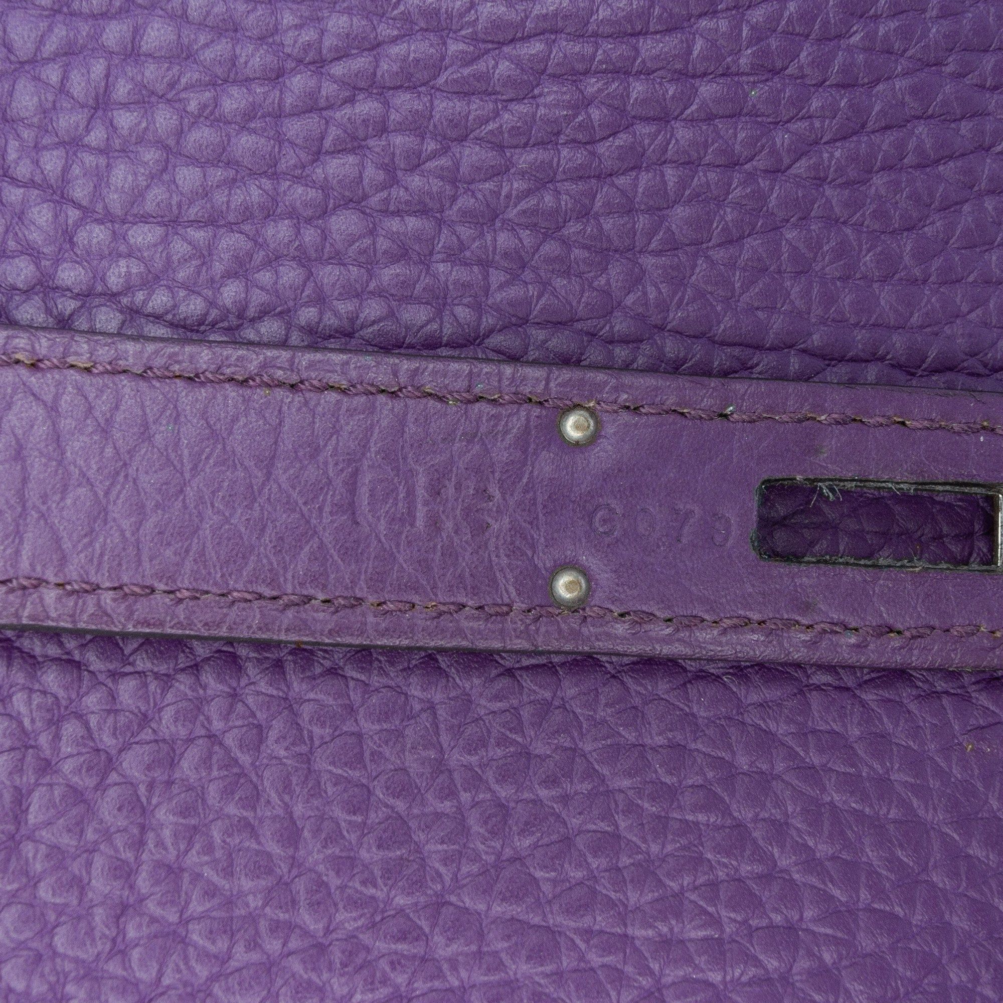 Hermes Hermès Togo Kelly II Retourne 35 Purple Size ONE SIZE - 6 Thumbnail