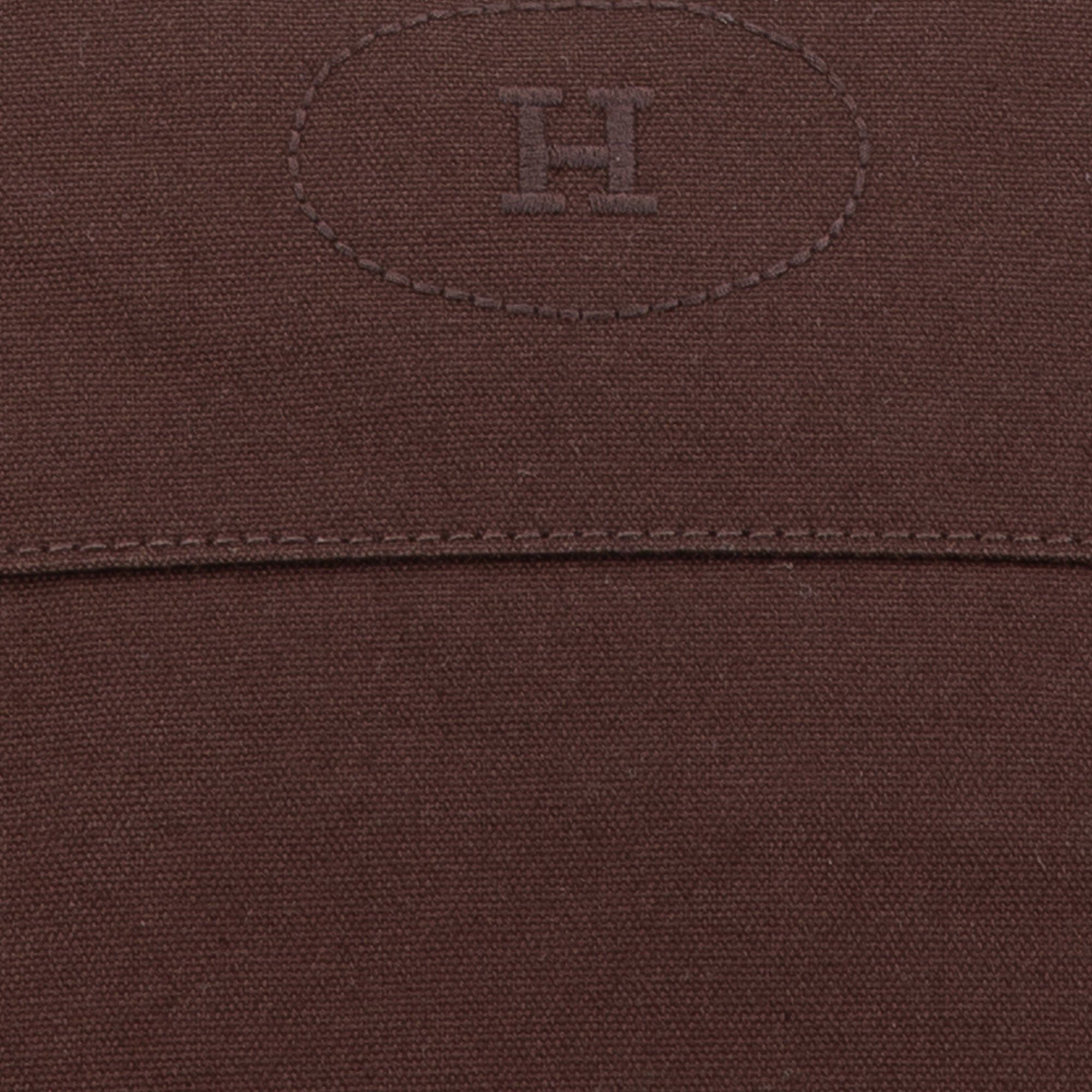 Hermes Hermès Toile Bolide Travel Kit GM Brown Size ONE SIZE - 6 Thumbnail