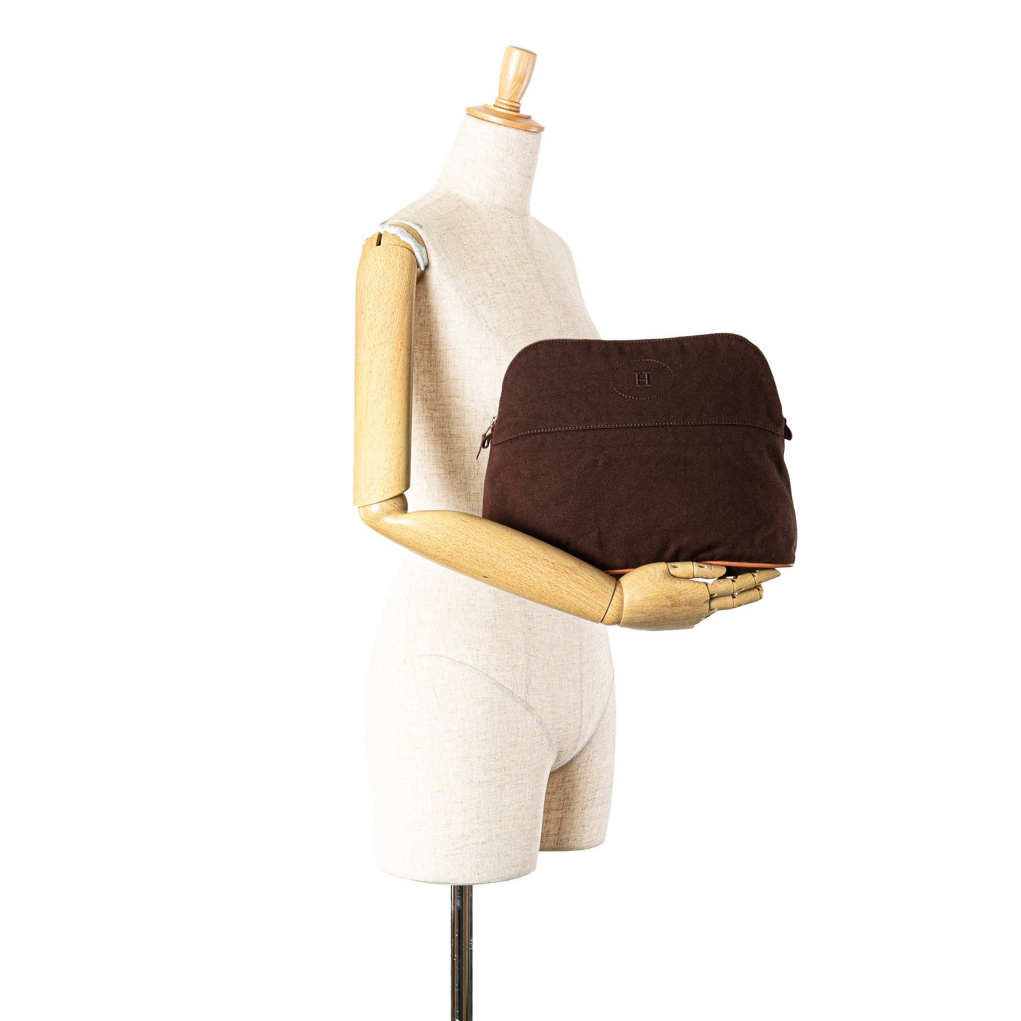 Hermes Hermès Toile Bolide Travel Kit GM Brown Size ONE SIZE - 7 Thumbnail