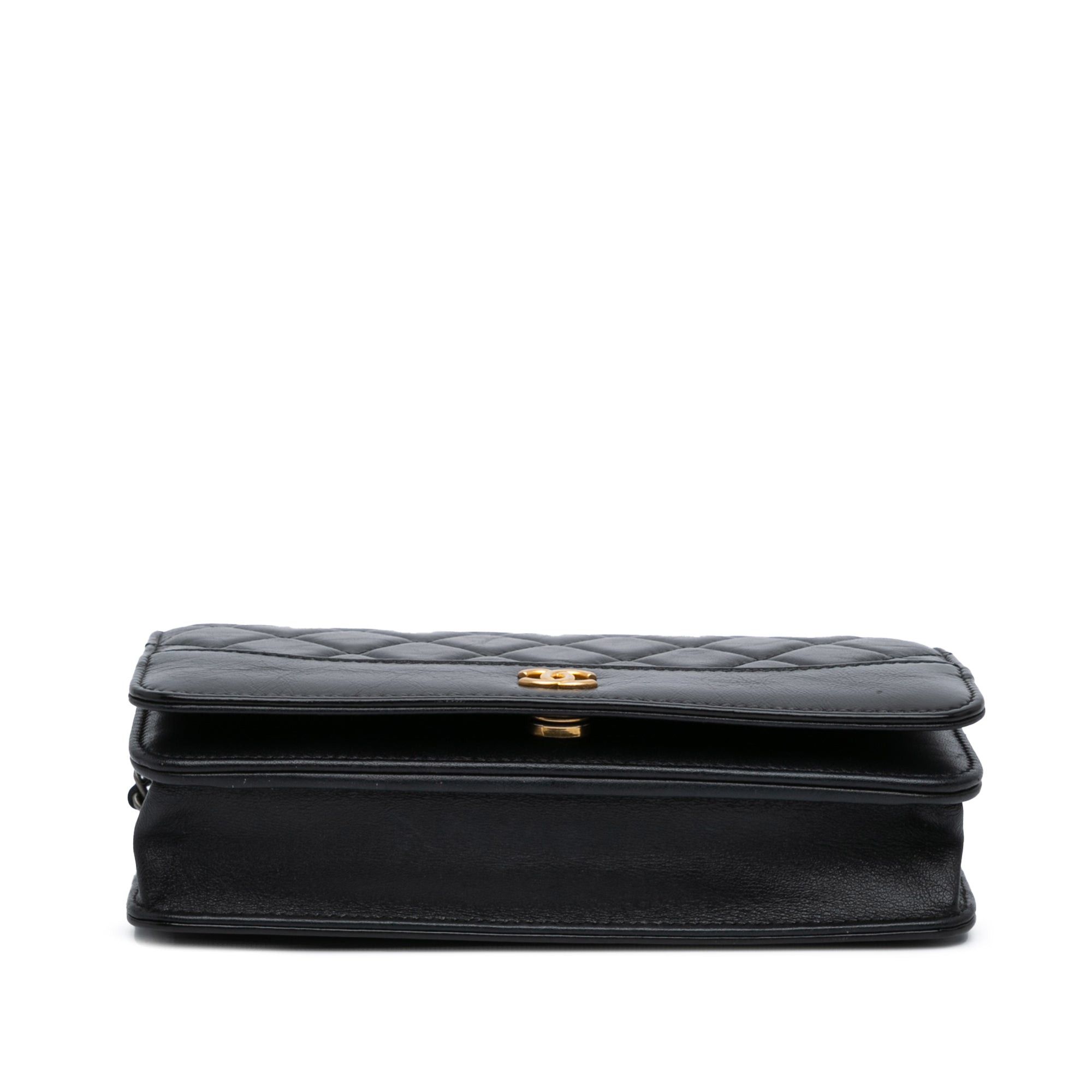 Chanel Chanel Quilted Aged Calfskin Gabrielle Wallet On Chain Black Size ONE SIZE - 3 Thumbnail