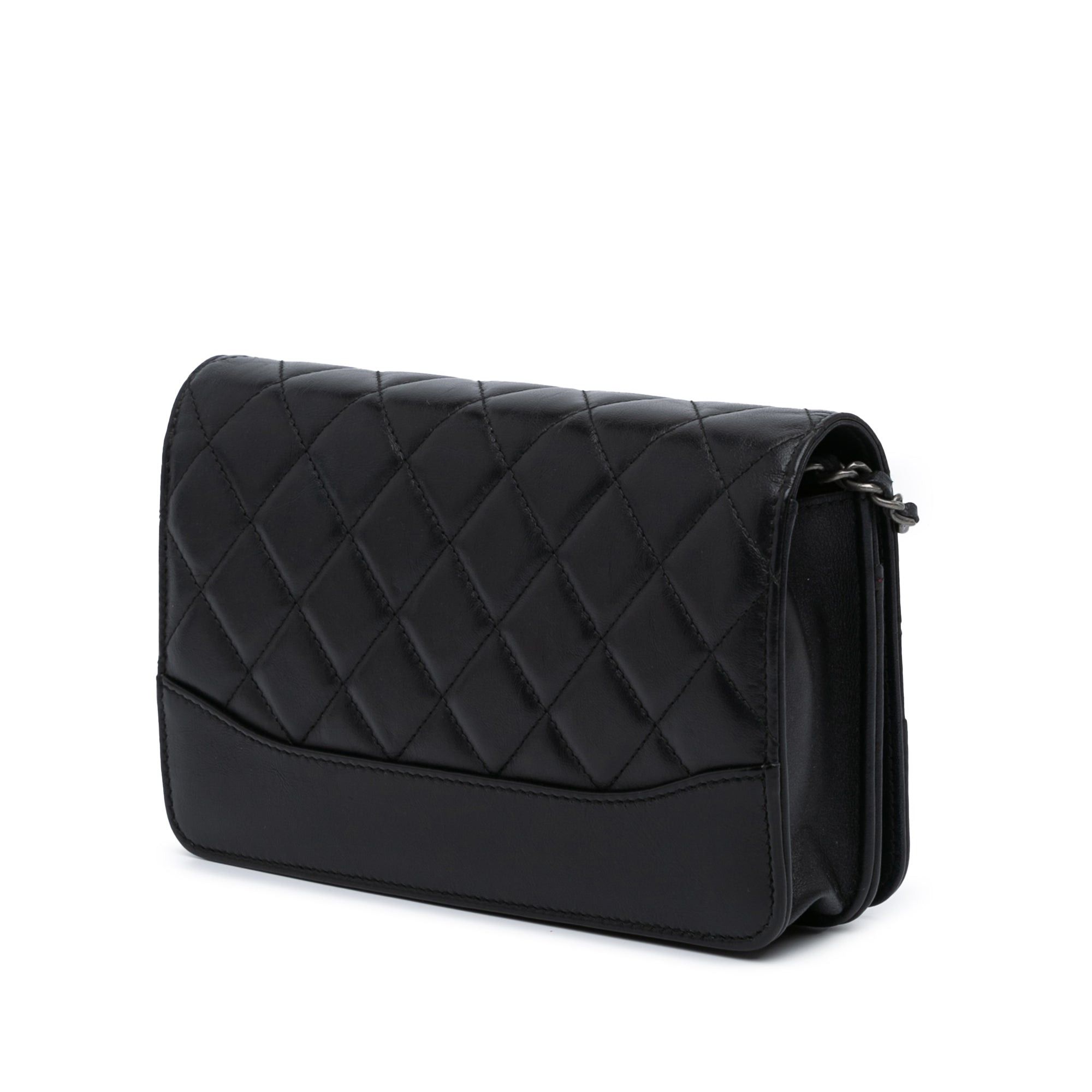 Chanel Chanel Quilted Aged Calfskin Gabrielle Wallet On Chain Black Size ONE SIZE - 2 Thumbnail