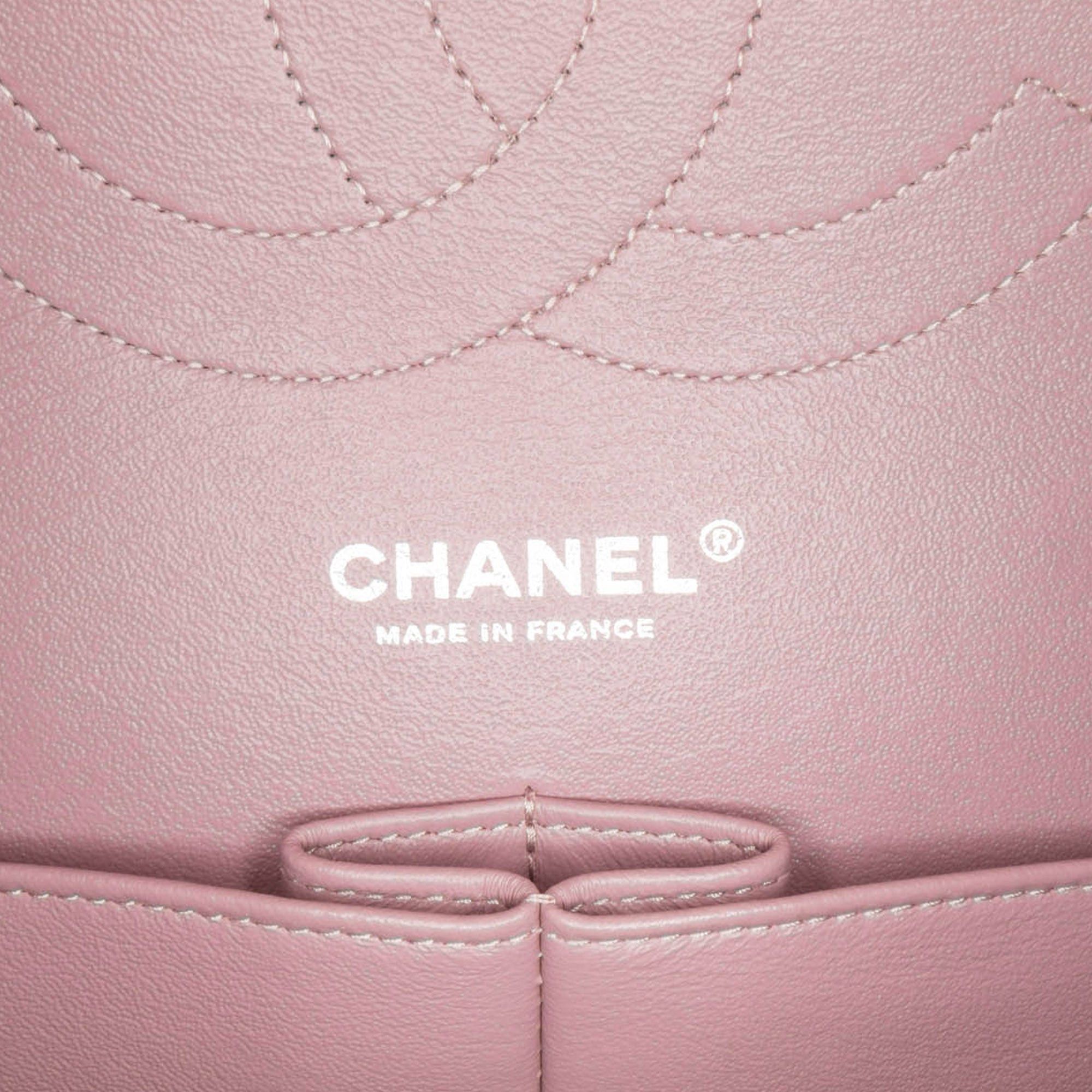 Chanel Chanel Jumbo Classic Caviar Double Flap Pink Size ONE SIZE - 5 Thumbnail