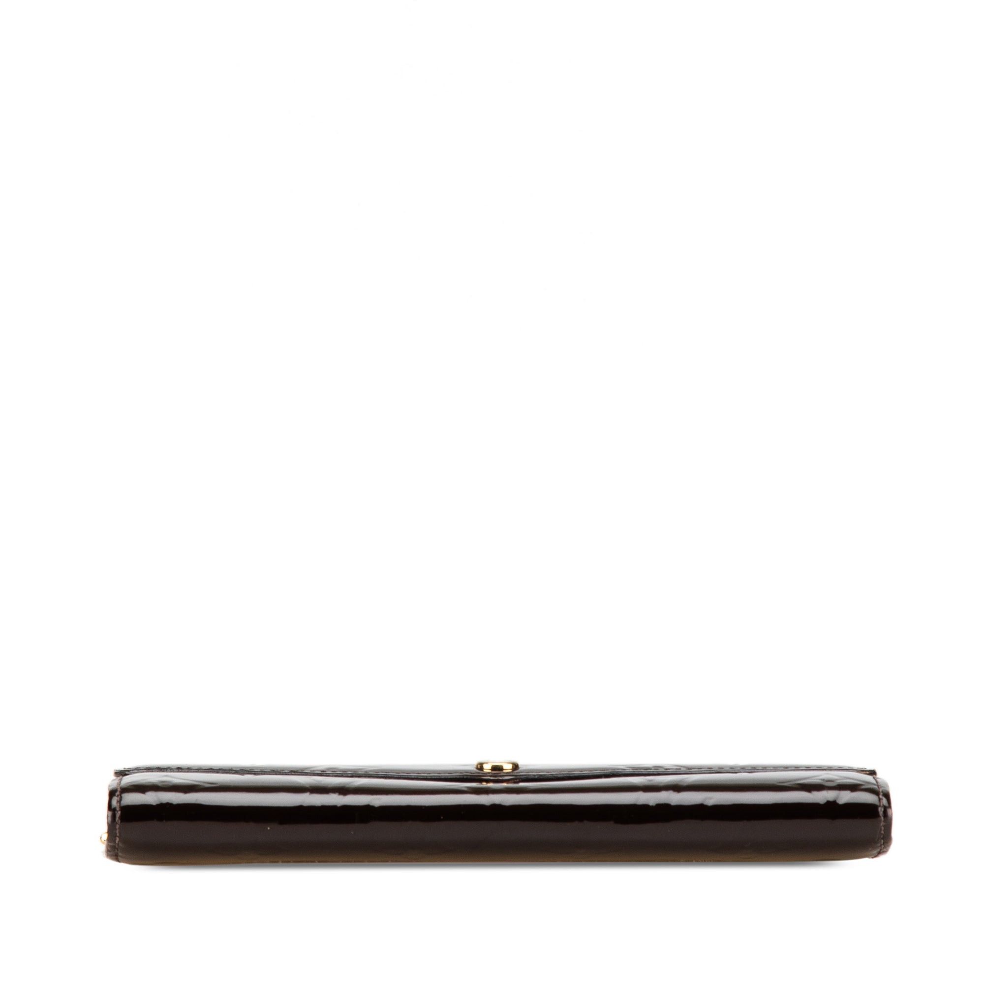 Louis Vuitton Louis Vuitton Monogram Vernis Sarah Wallet NM Purple Size ONE SIZE - 3 Thumbnail