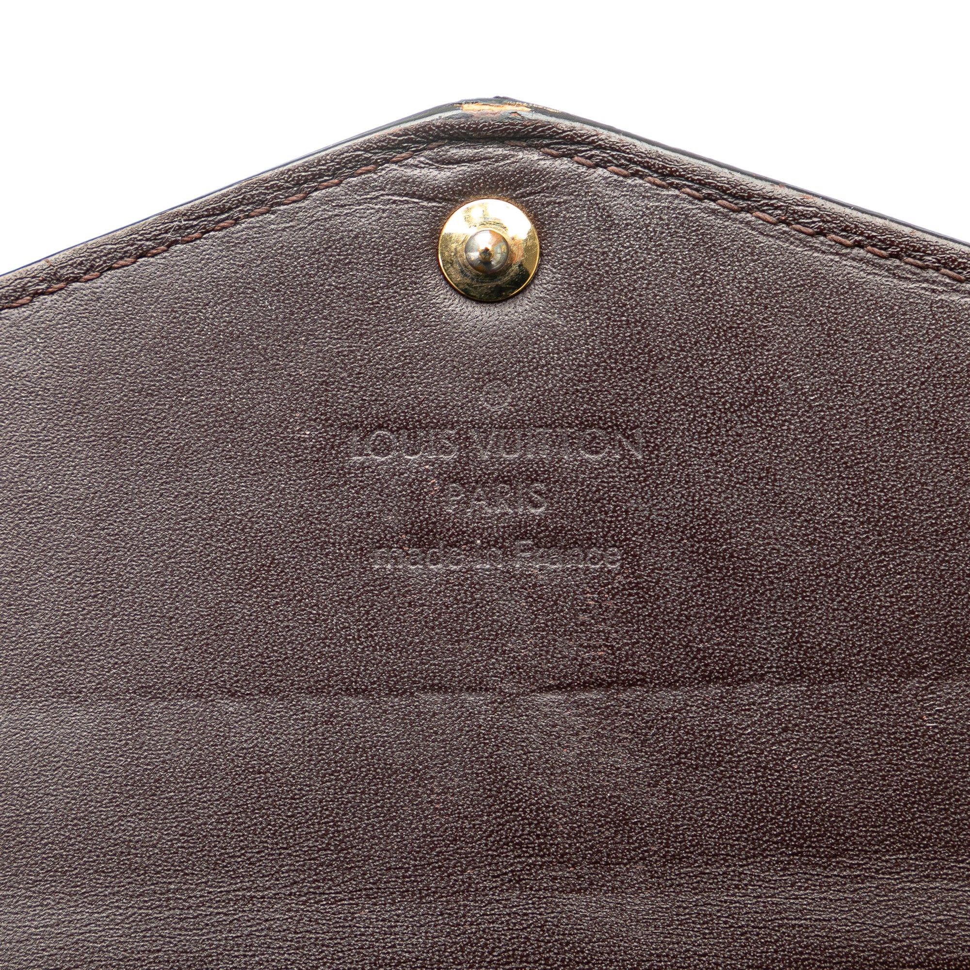 Louis Vuitton Louis Vuitton Monogram Vernis Sarah Wallet NM Purple Size ONE SIZE - 6 Thumbnail