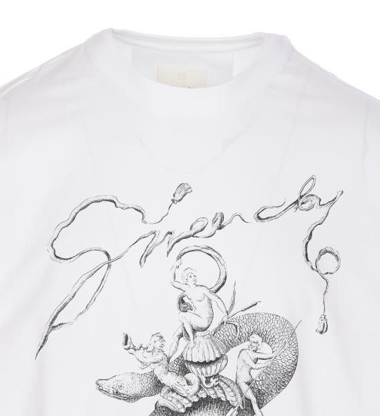 Givenchy GIVENCHY Men T-Shirts BM71MG3YPX 100 White Size US M / EU 48-50 / 2 - 4 Thumbnail