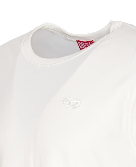 Diesel DIESEL Men T-Shirts A16672 0AIJU141 White Size US L / EU 52-54 / 3 - 3 Thumbnail
