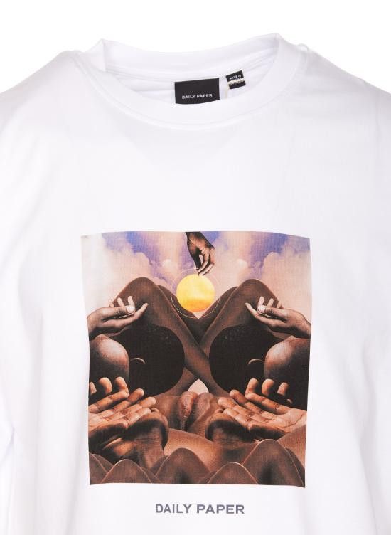 Daily Paper DAILY PAPER Men T-Shirts 2311333 WHITE White Size US M / EU 48-50 / 2 - 4 Thumbnail