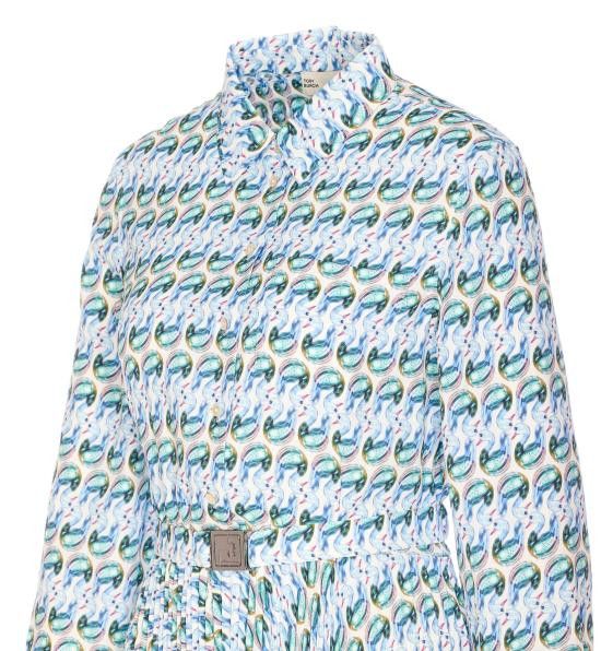 Tory Burch TORY BURCH Women Mid Skirts 167521 417 Blue Size XS / US 0-2 / IT 36-38 - 3 Thumbnail