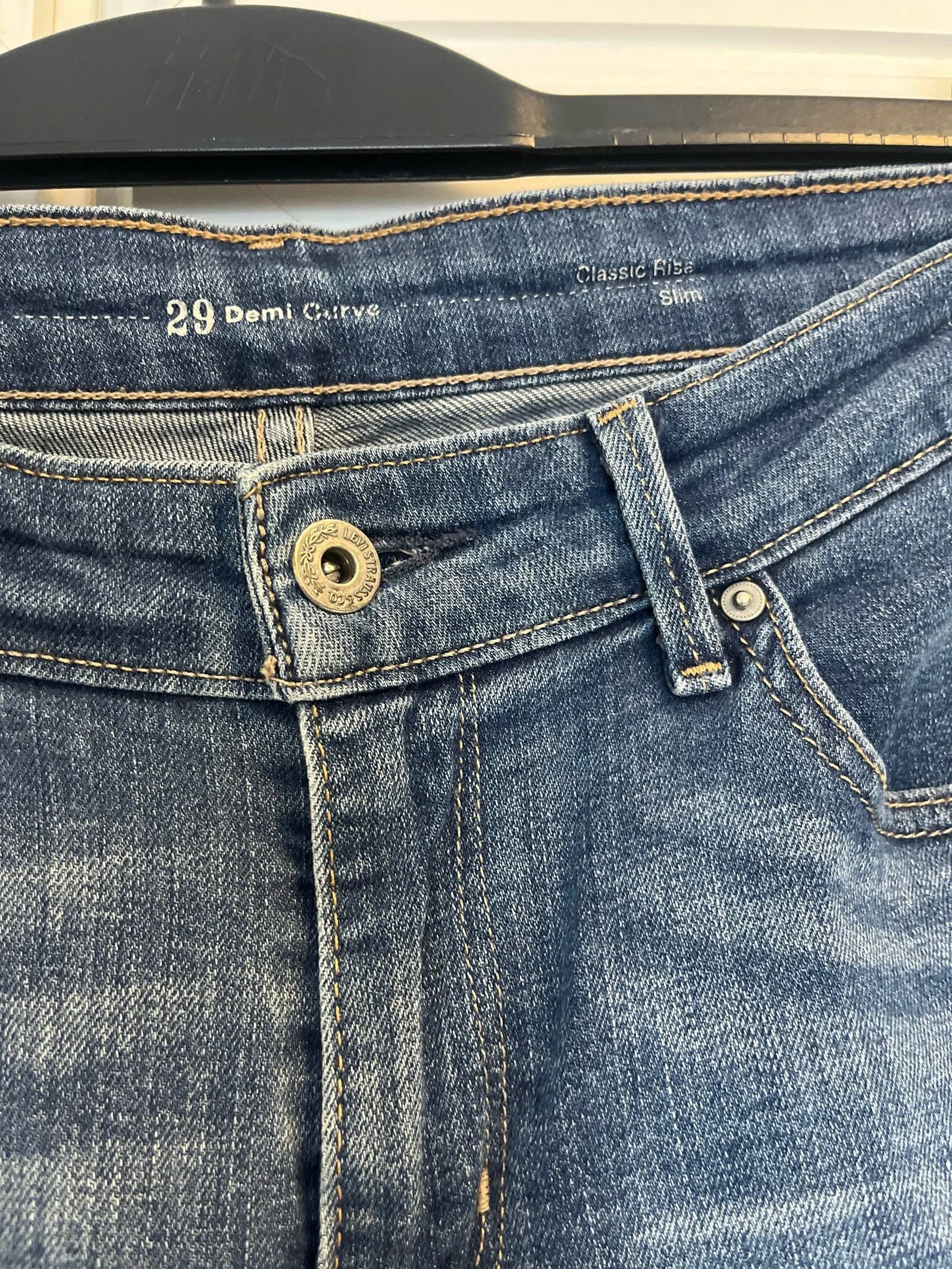 Levi's Levi's Demi Curve Jeans Size 29" - 2 Thumbnail