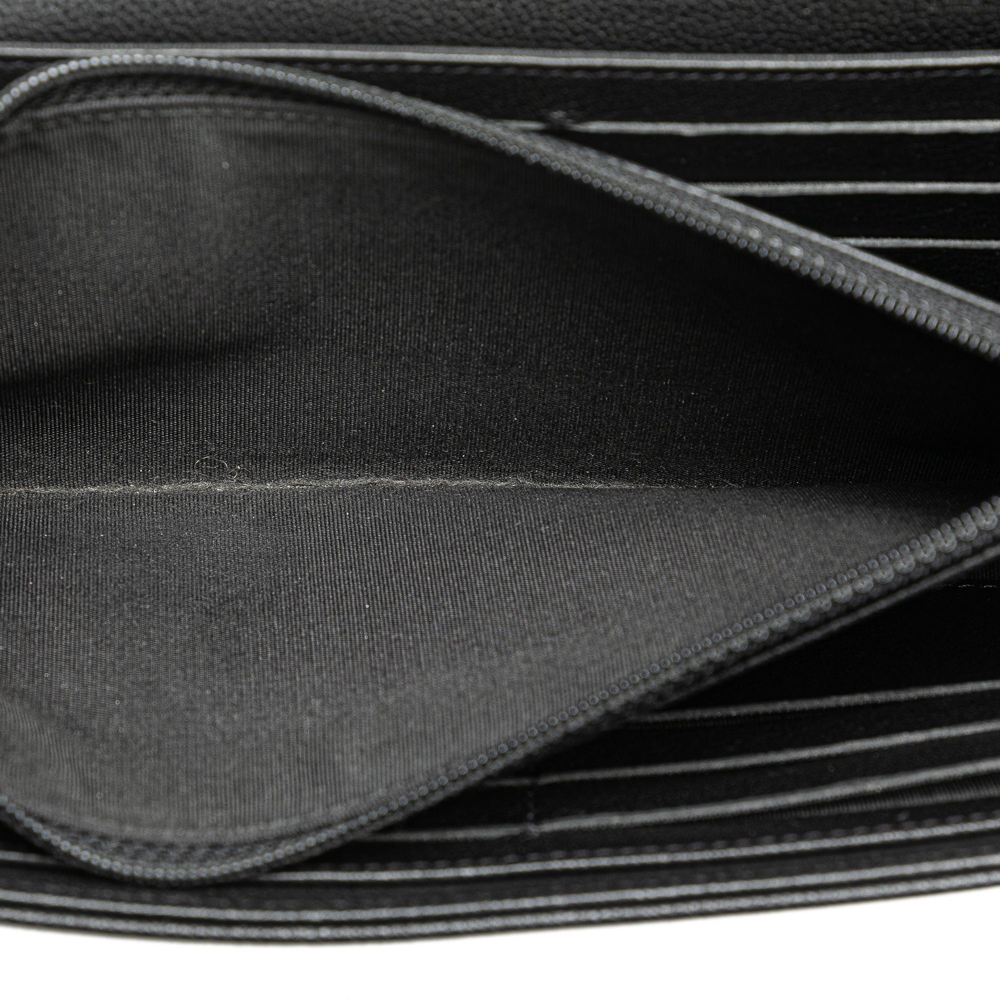 Chanel Chanel CC Calfskin Long Wallet Black Size ONE SIZE - 5 Thumbnail