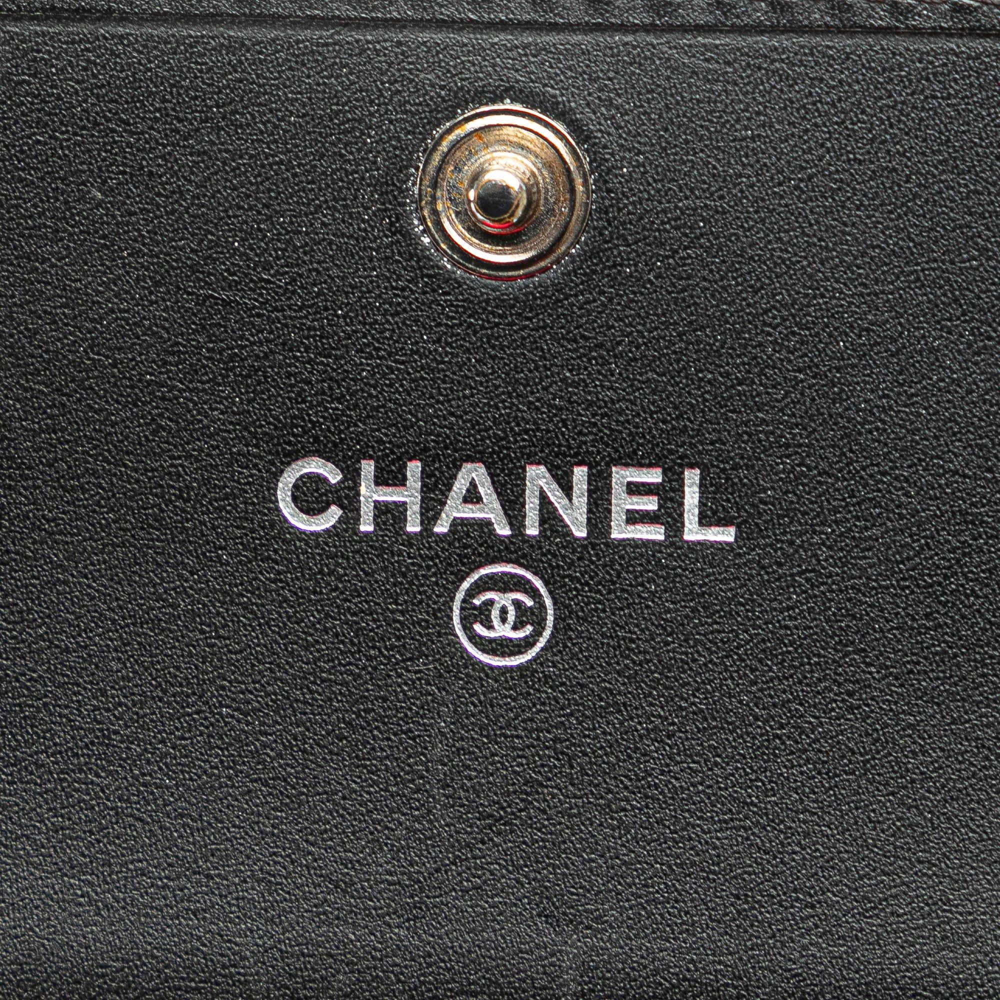 Chanel Chanel Lambskin Cambon Ligne Card Holder Black Size ONE SIZE - 5 Thumbnail