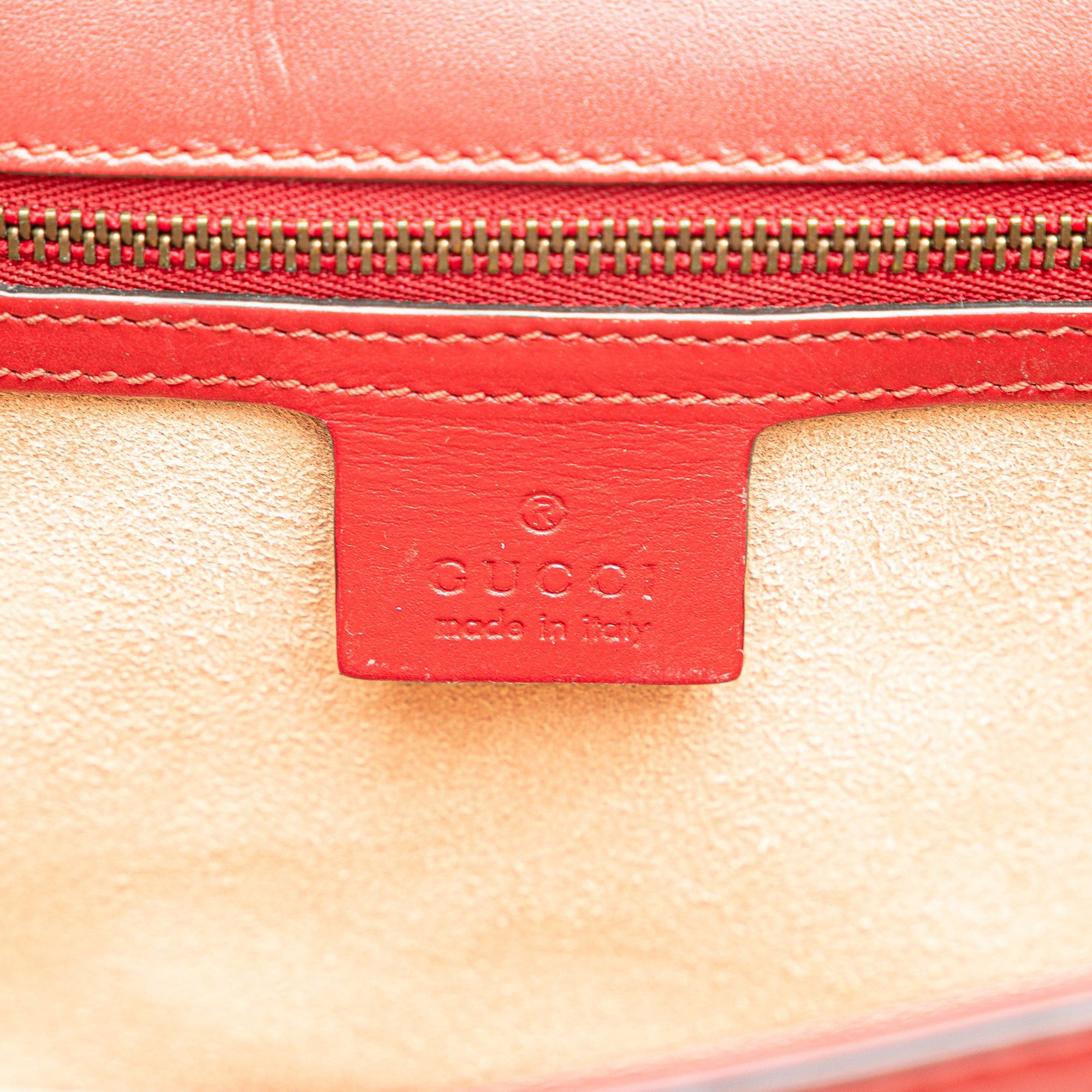 Gucci Gucci Medium Queen Margaret Flap Shoulder Bag Red Size ONE SIZE - 5 Thumbnail