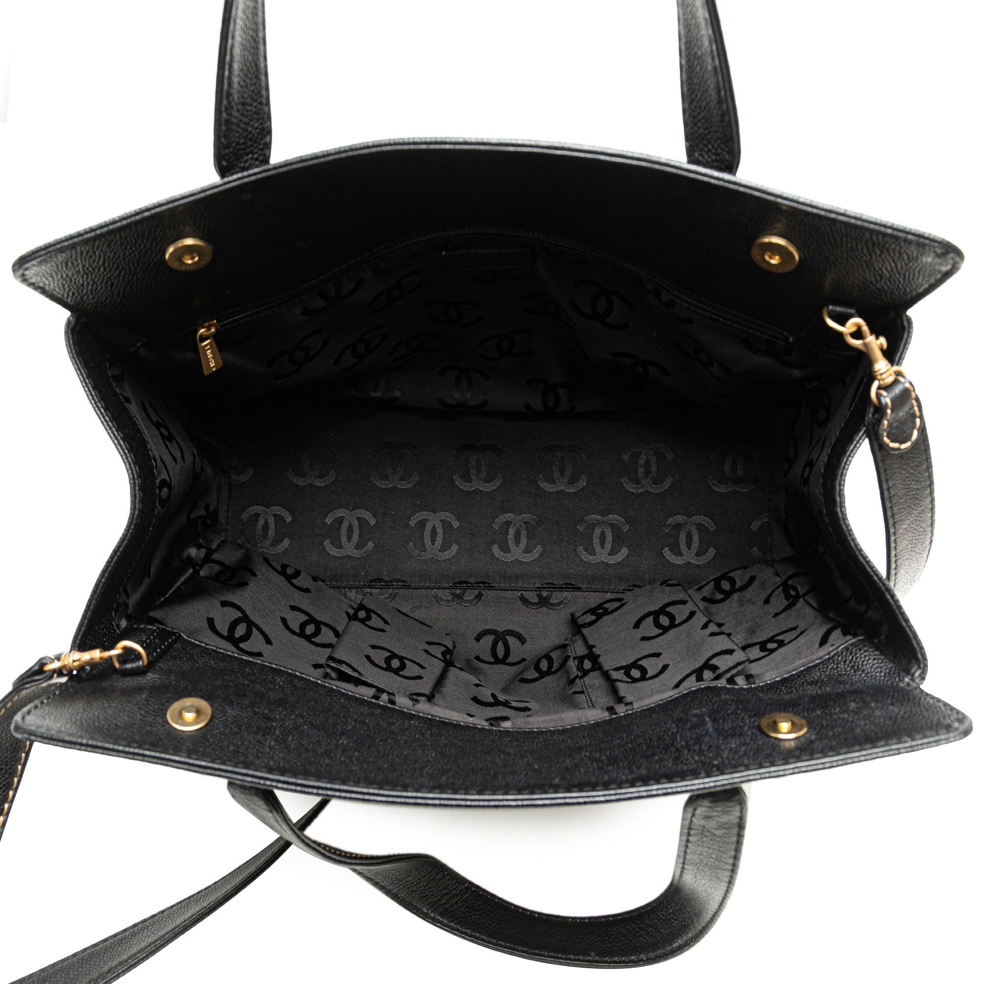 Chanel Chanel Caviar Executive Satchel Black Size ONE SIZE - 4 Thumbnail