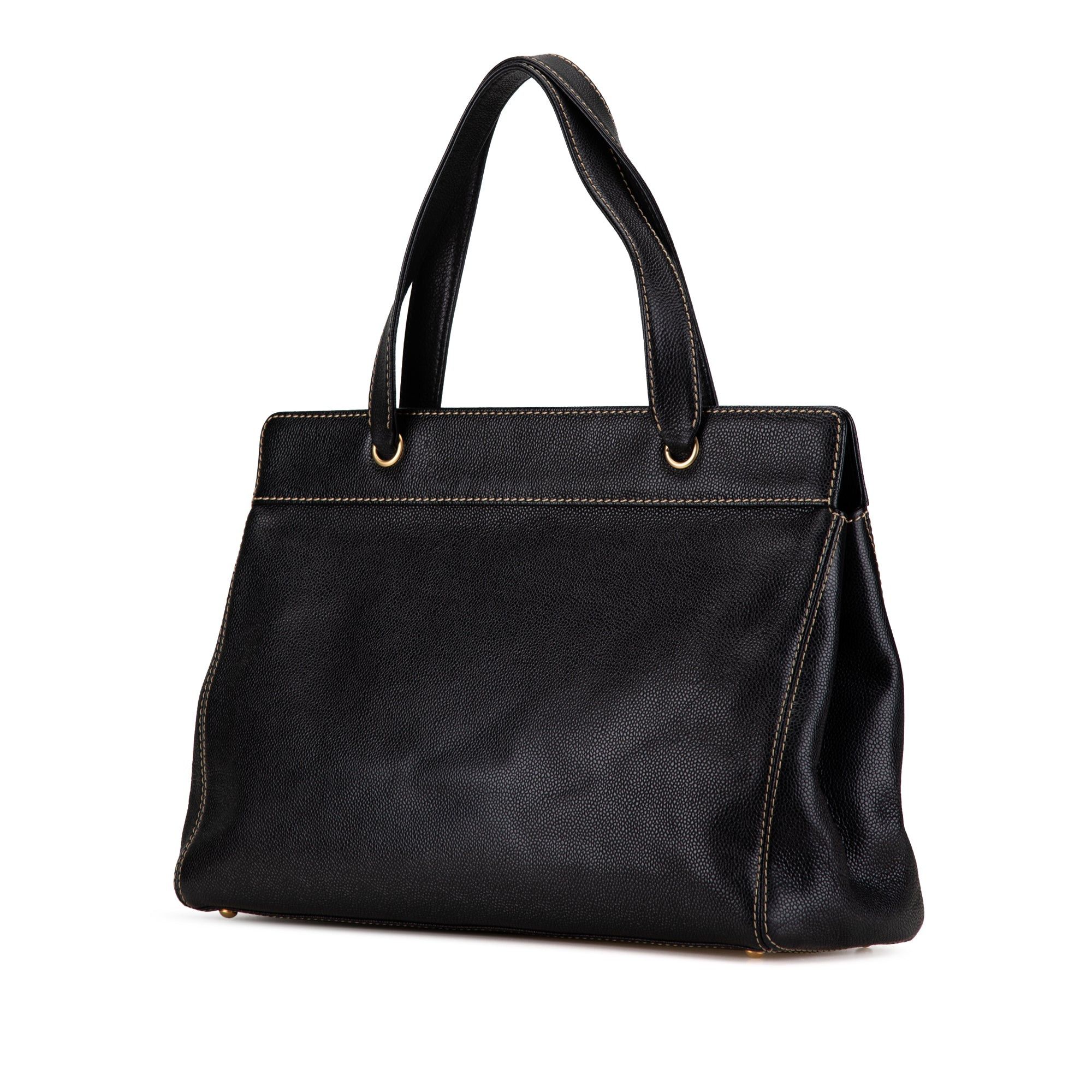 Chanel Chanel Caviar Executive Satchel Black Size ONE SIZE - 2 Thumbnail