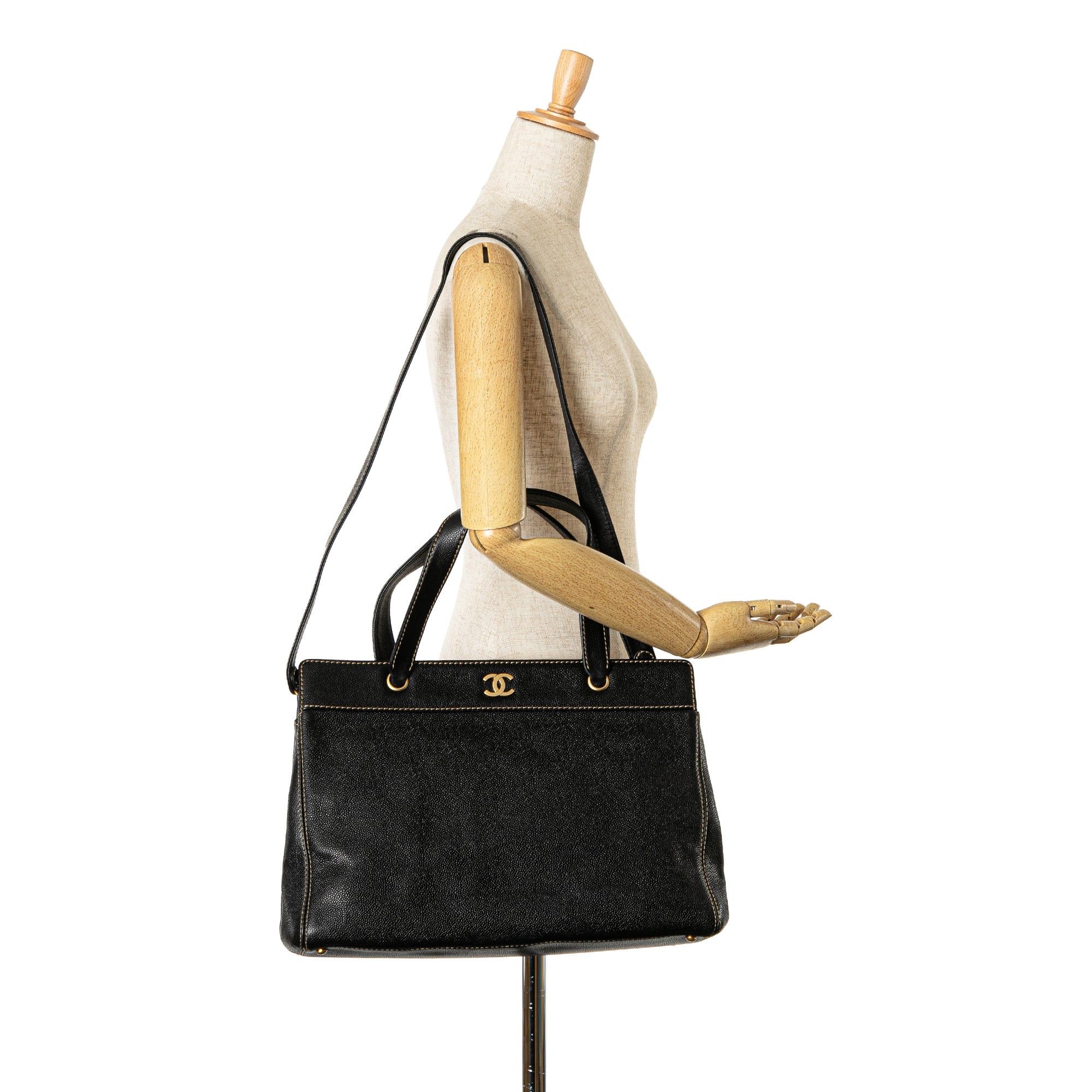 Chanel Chanel Caviar Executive Satchel Black Size ONE SIZE - 7 Thumbnail