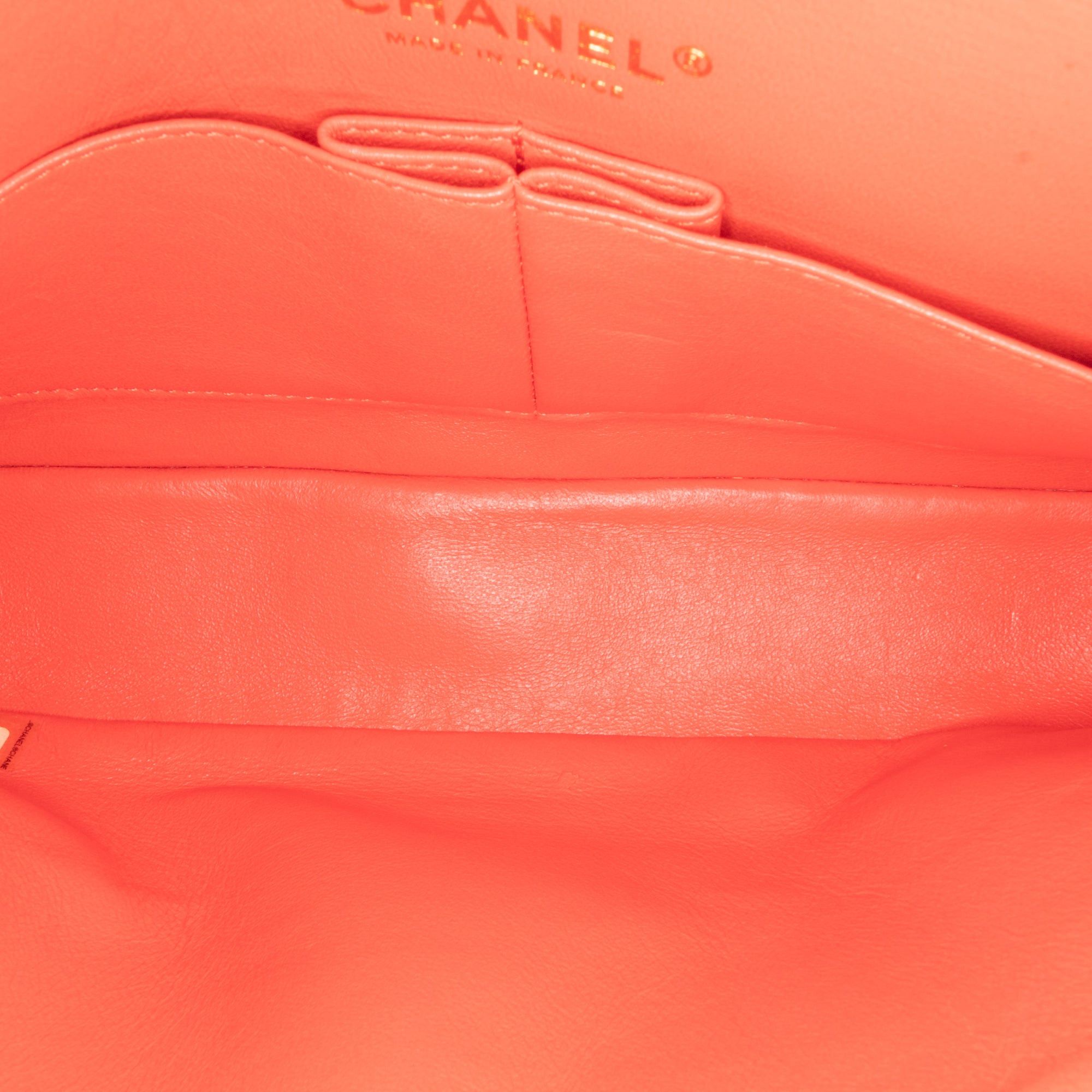 Chanel Chanel Medium Classic Chevron Lambskin Double Flap Red Size ONE SIZE - 4 Thumbnail