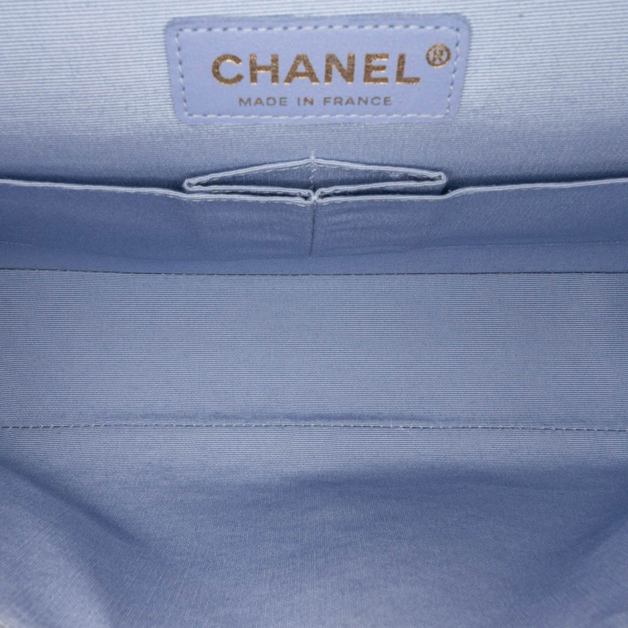 Chanel Chanel Medium Classic Printed Lambskin Watercolor Double Flap Multi Size ONE SIZE - 4 Thumbnail