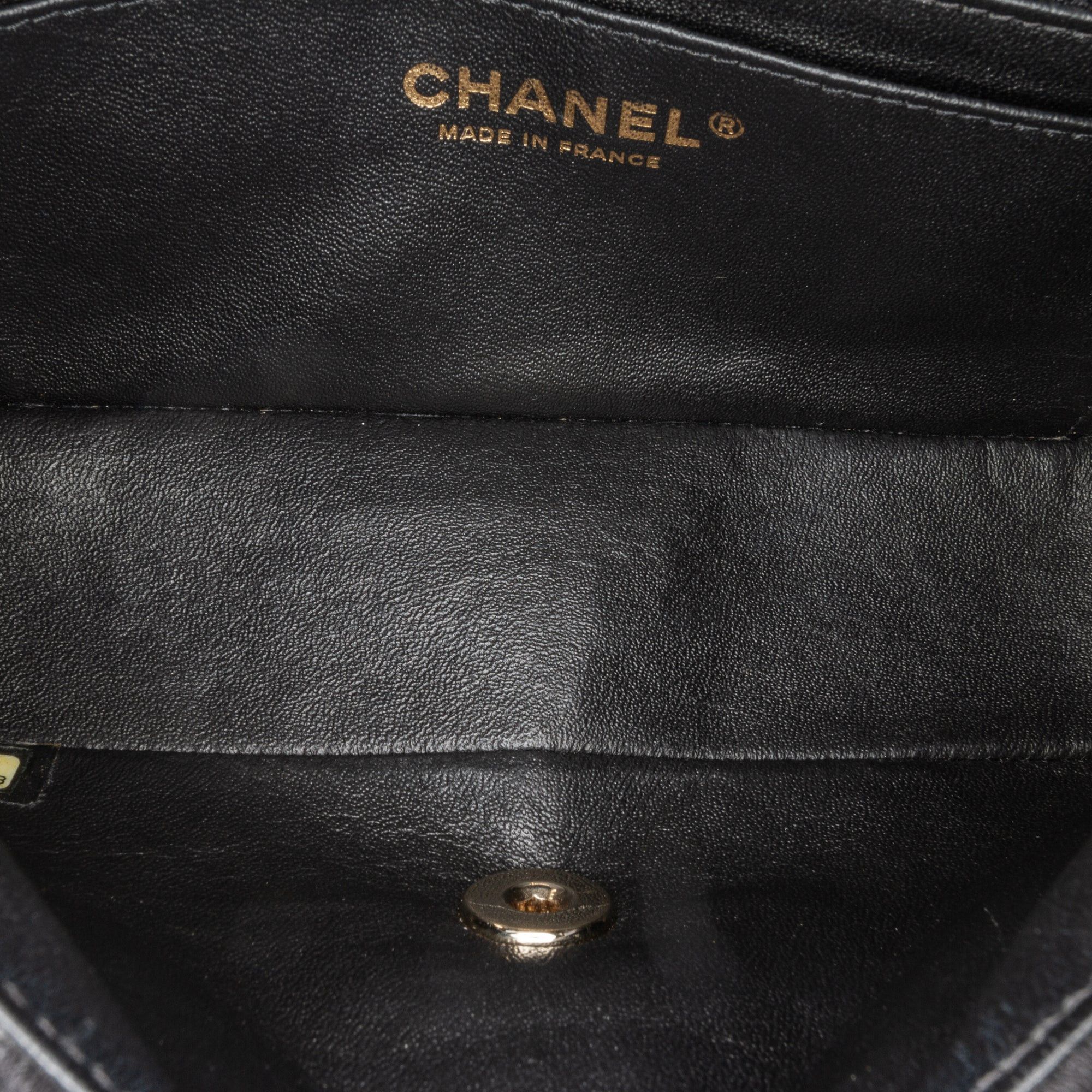 Chanel Chanel Mini Rectangular Classic Jersey Single Flap Black Size ONE SIZE - 4 Thumbnail