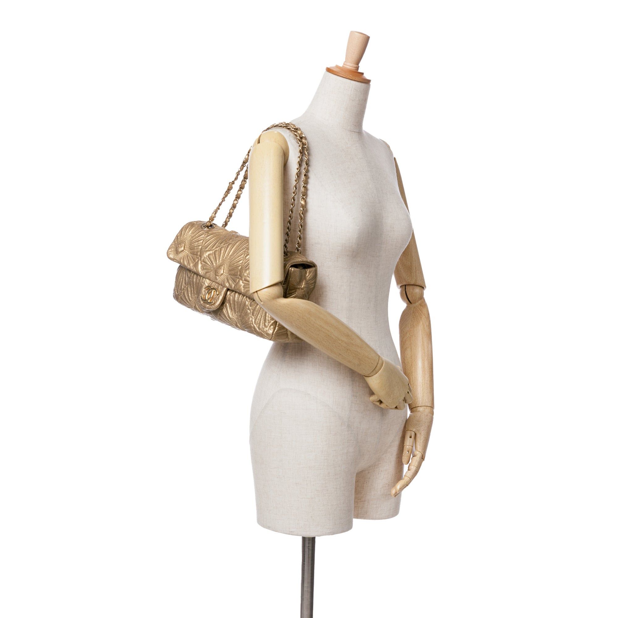 Chanel Chanel Quilted Calfskin Ca D'Oro Flap Gold Size ONE SIZE - 10 Thumbnail