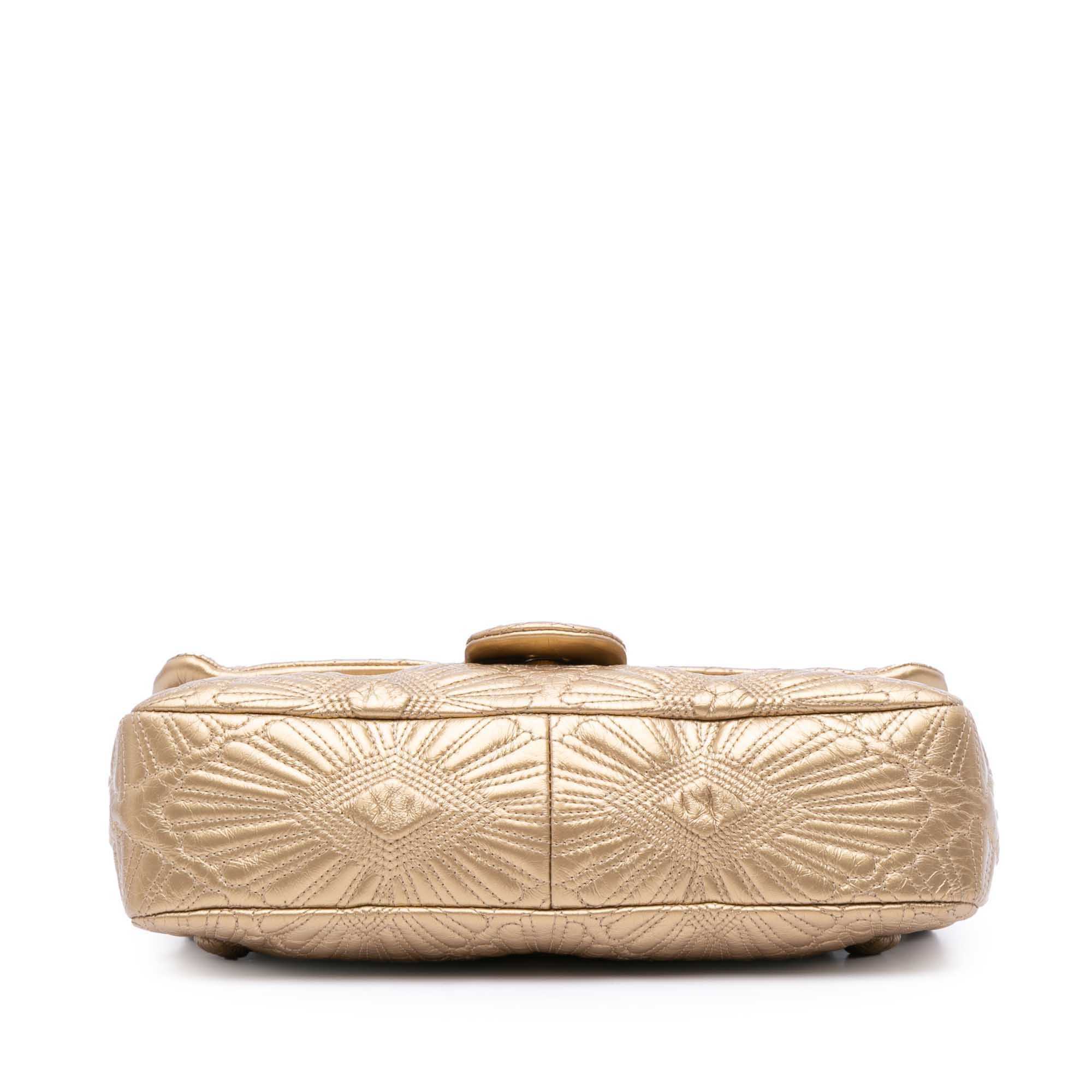 Chanel Chanel Quilted Calfskin Ca D'Oro Flap Gold Size ONE SIZE - 3 Thumbnail