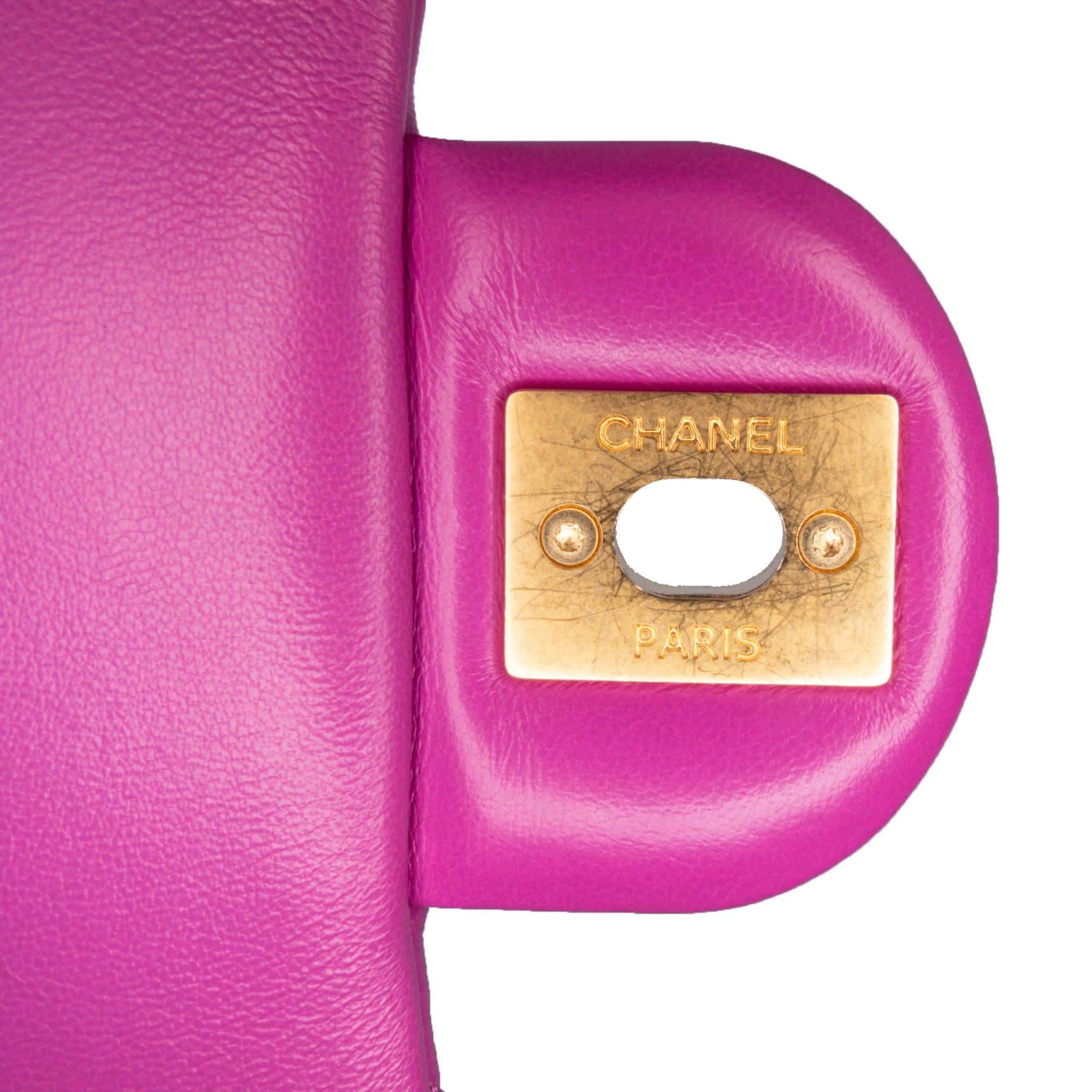 Chanel Chanel Small Quilted Lambskin Pillow Crush Flap Purple Size ONE SIZE - 7 Thumbnail