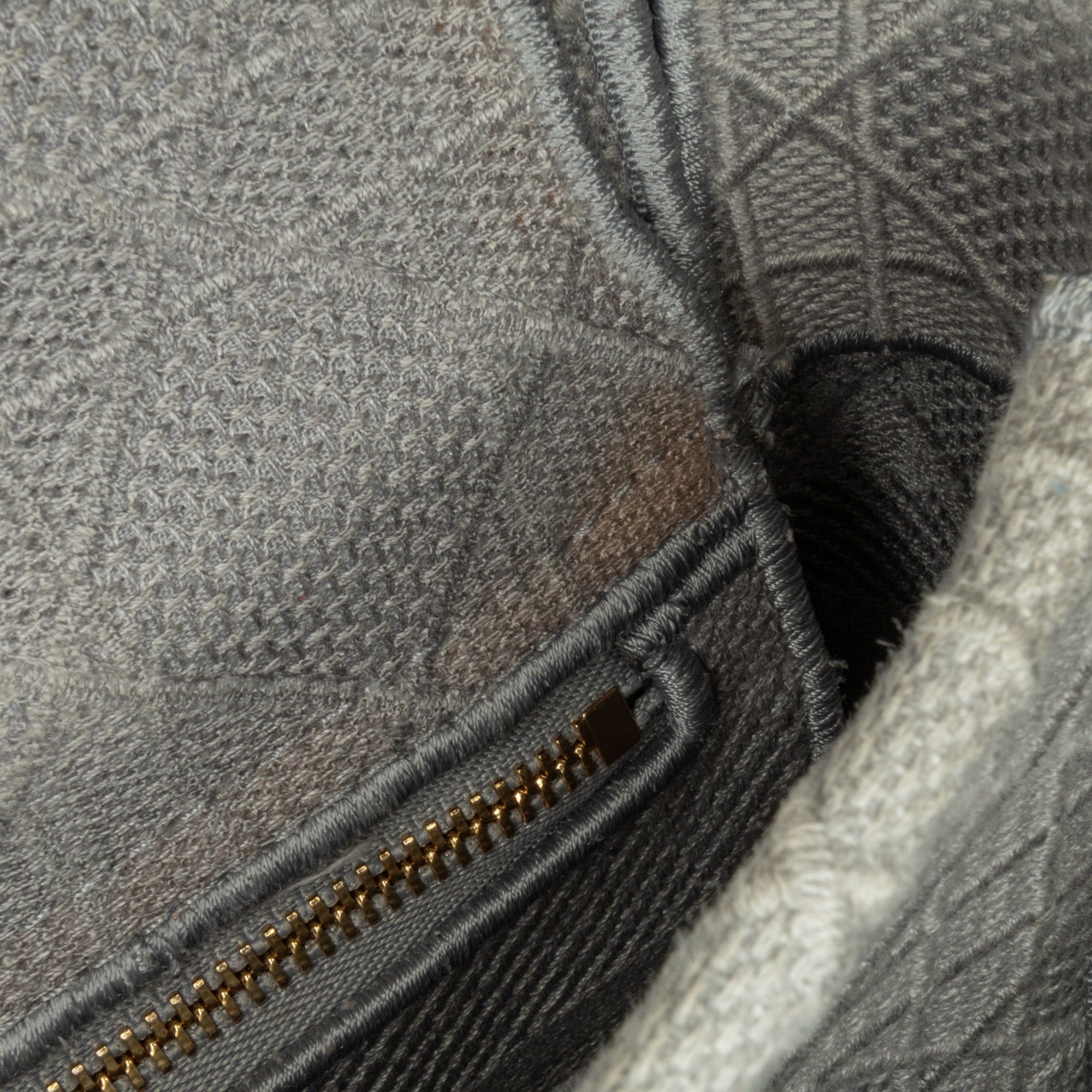 Dior Dior Large Cannage Lady D-Lite Gray Size ONE SIZE - 10 Thumbnail