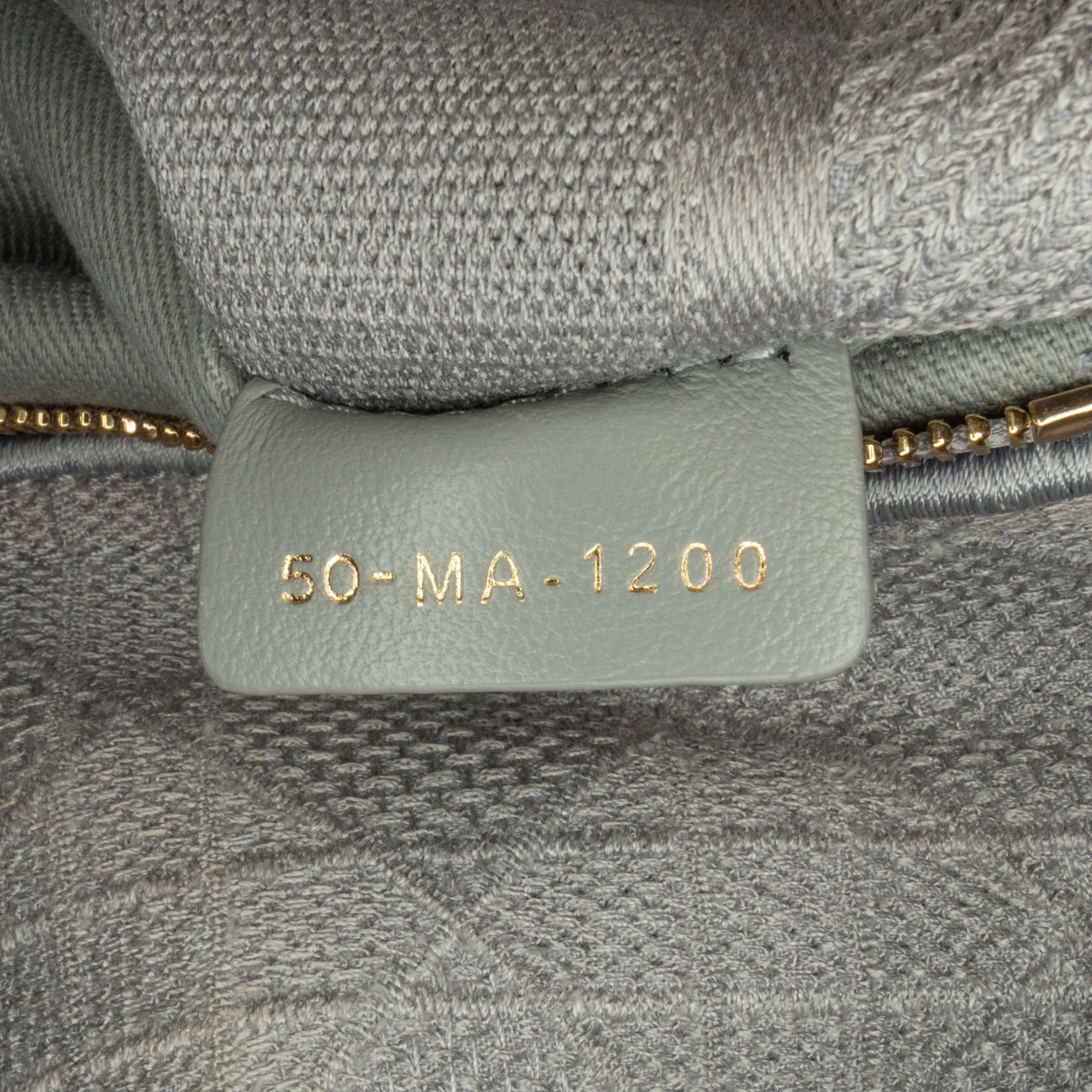 Dior Dior Large Cannage Lady D-Lite Gray Size ONE SIZE - 9 Thumbnail