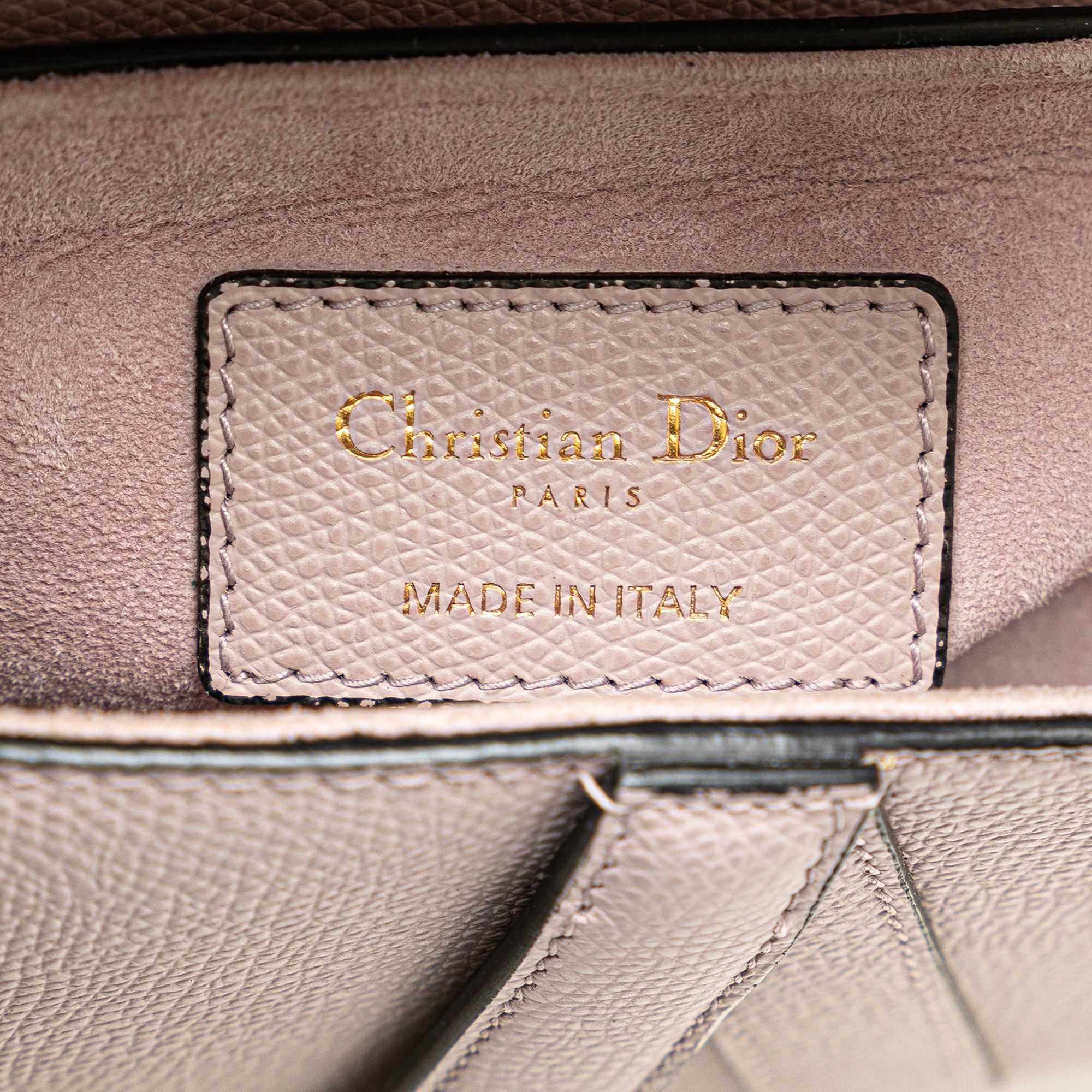 Dior Dior Mini Leather Saddle Bag Purple Size ONE SIZE - 5 Thumbnail