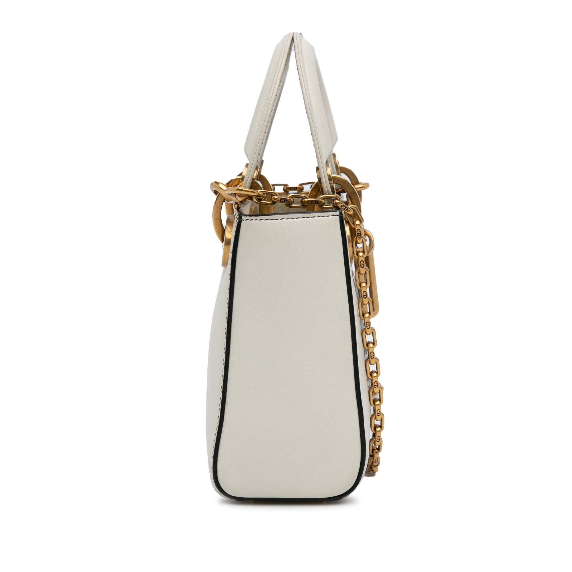 Dior Dior Niki de Saint Phalle Mini Calfskin Lady Dior White Size ONE SIZE - 3 Thumbnail