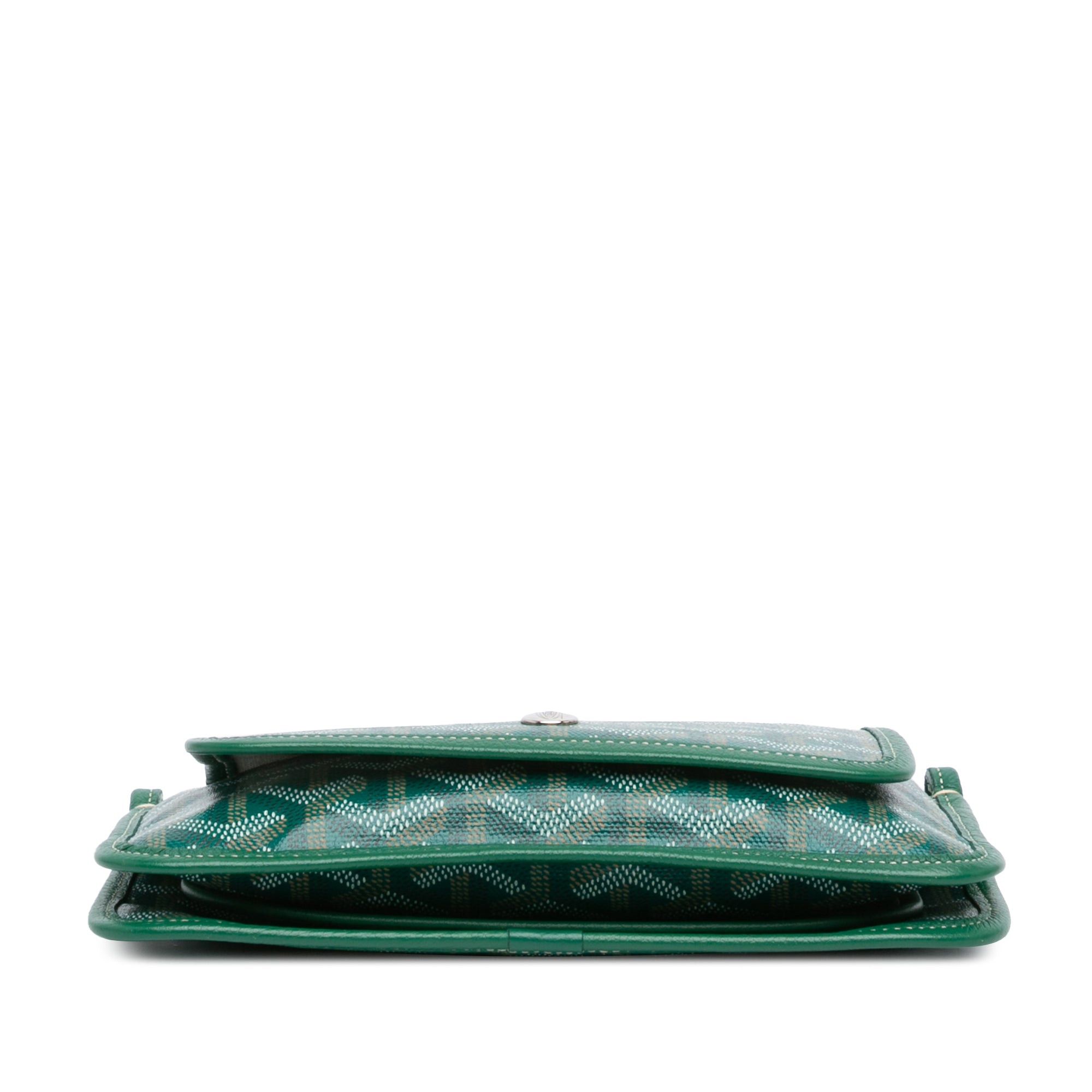 Goyard Goyard Goyardine Plumet Pocket Wallet Green Size ONE SIZE - 3 Thumbnail