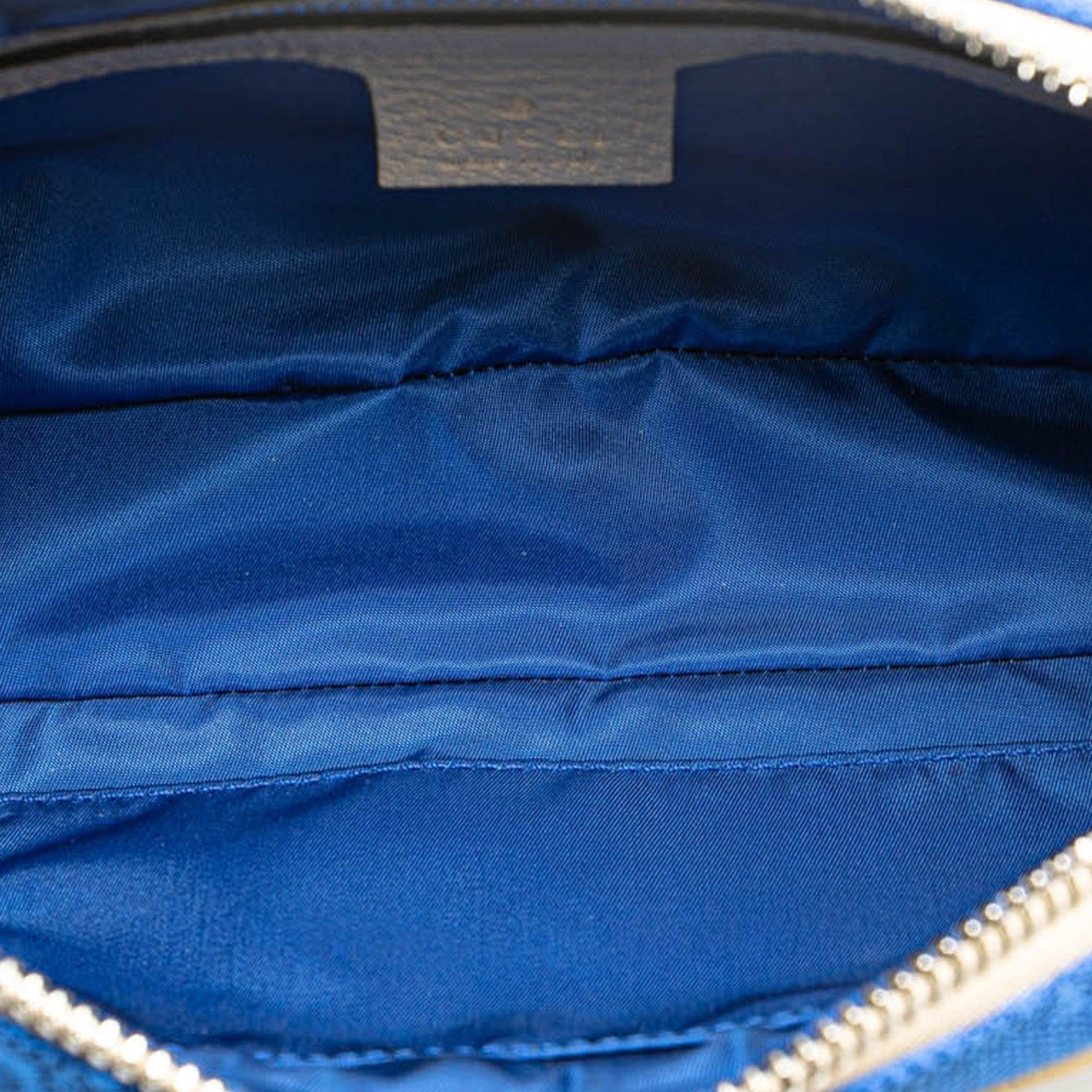 Gucci Gucci GG Nylon Off The Grid Belt Bag Blue Size ONE SIZE - 4 Thumbnail