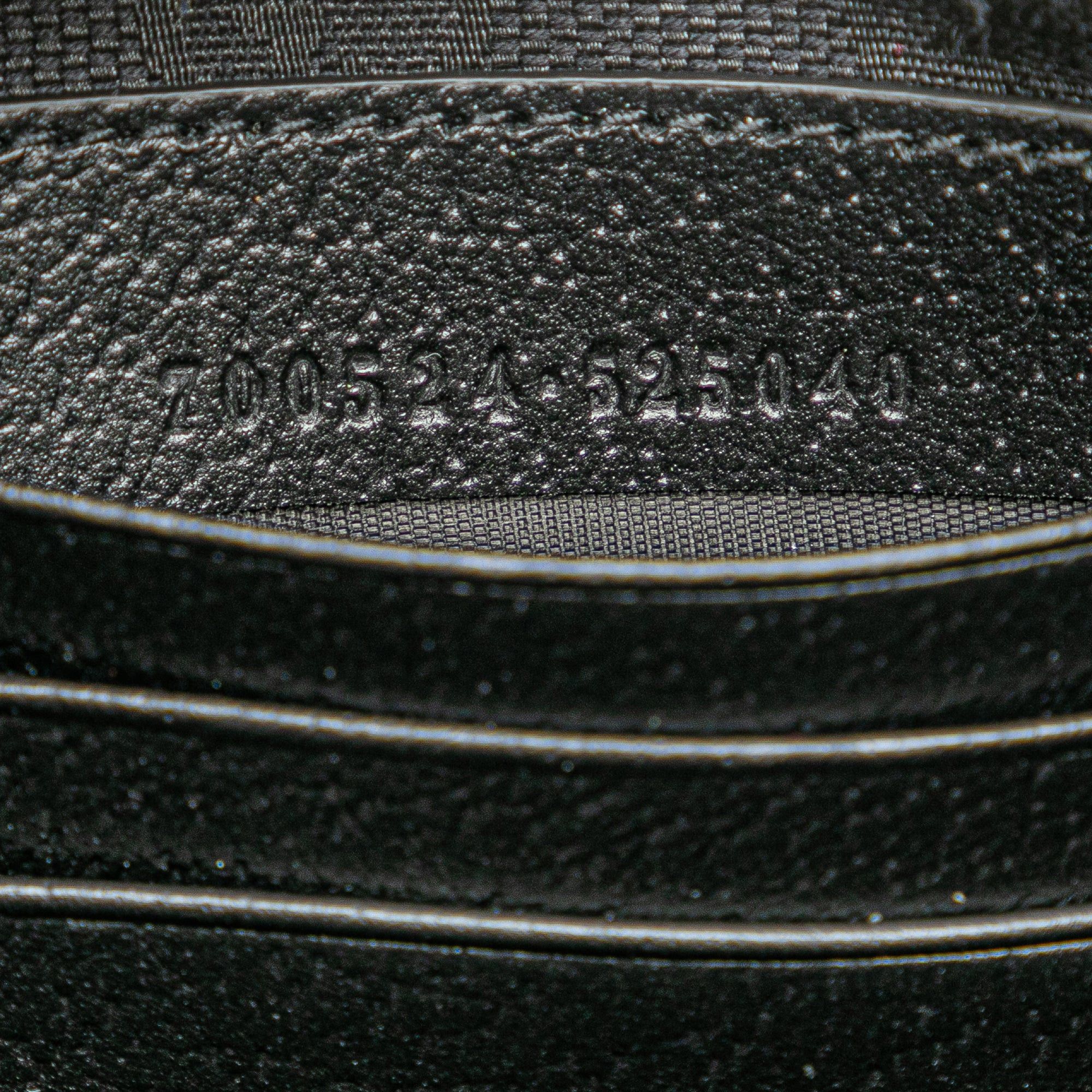 Gucci Gucci Leather Horsebit 1955 Zip Clutch Black Size ONE SIZE - 6 Thumbnail