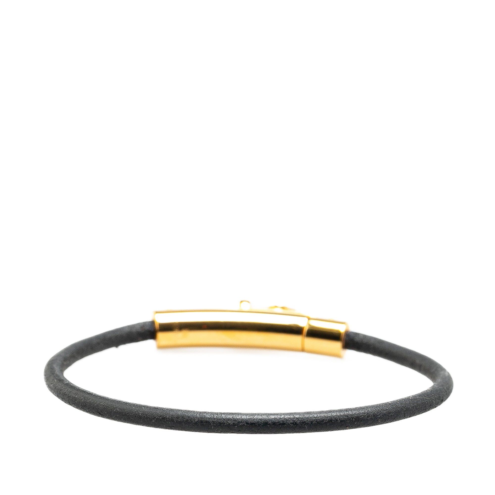 Hermes Hermès Gold Plated Cadena Heart Charm Bracelet Gold Size ONE SIZE - 3 Thumbnail