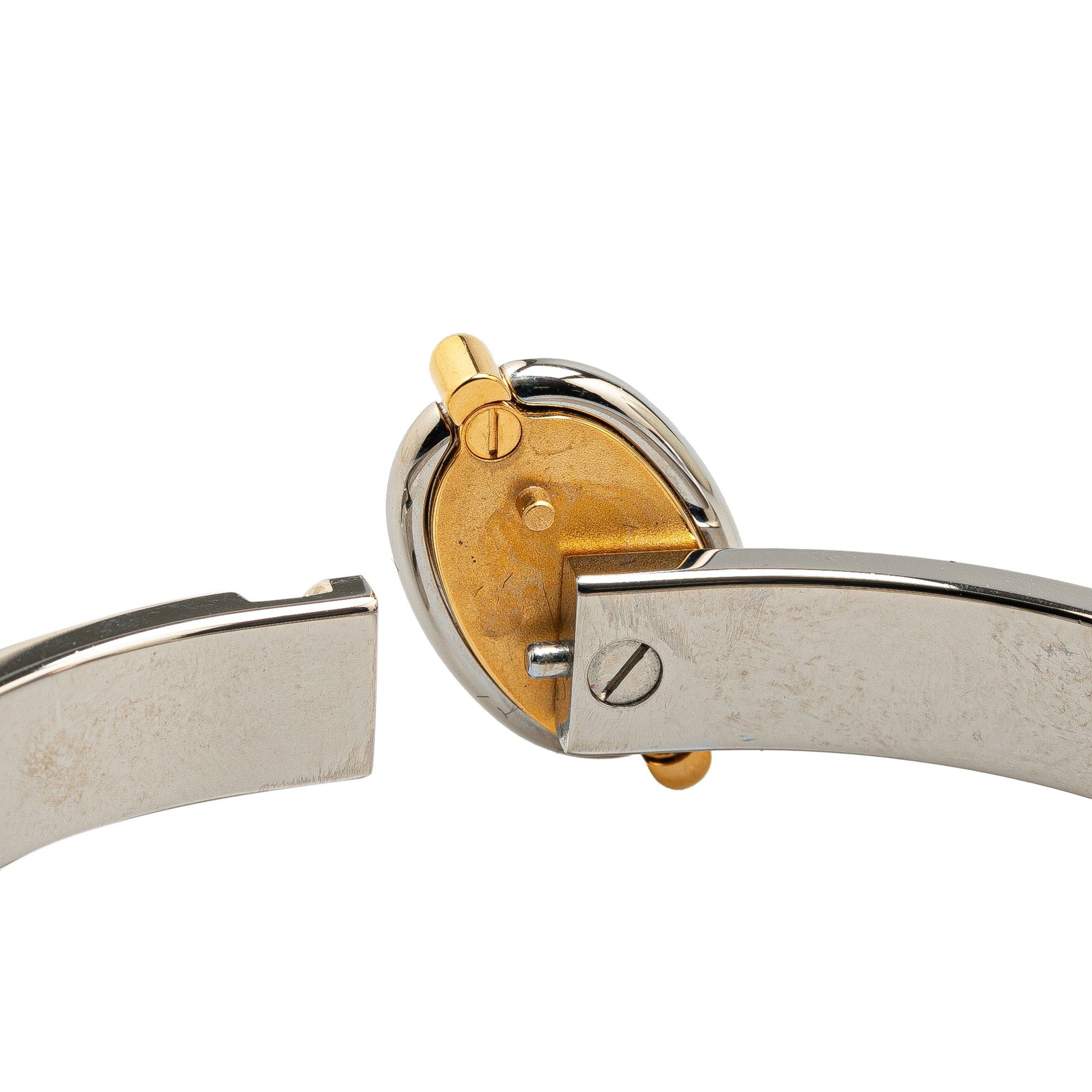 Hermes Hermès Mini Enamel Clic Chaine d'Ancre Bracelet Silver Size ONE SIZE - 6 Thumbnail
