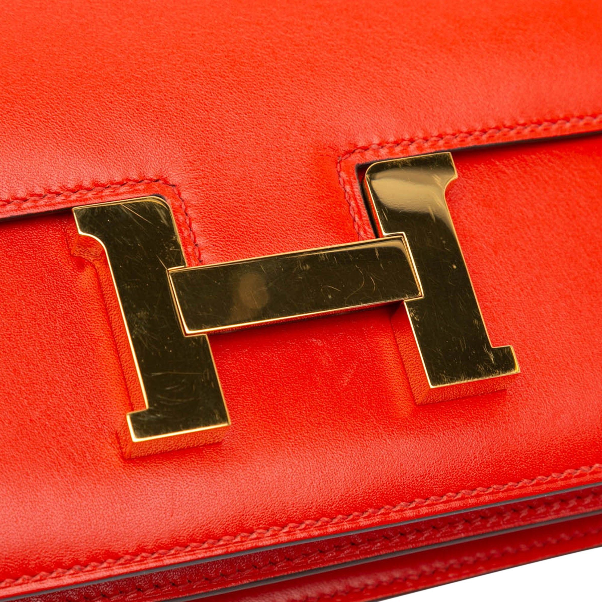Hermes Hermès Mini Tadelakt Constance 18 Red Size ONE SIZE - 7 Thumbnail