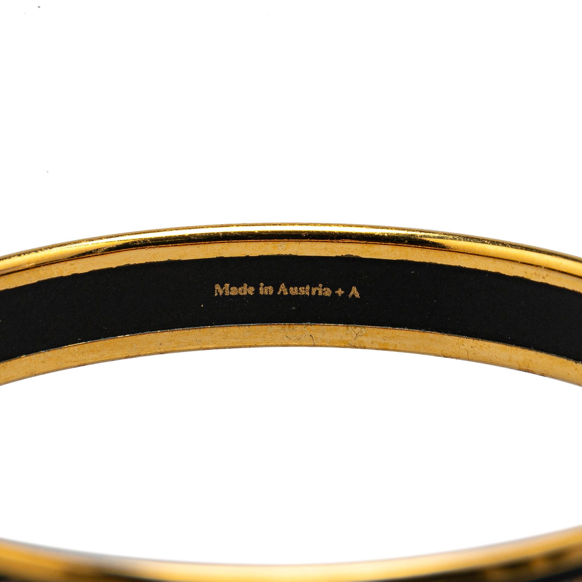 Hermes Hermès Narrow Cloisonne Enamel Bangle 70 Black Size ONE SIZE - 5 Thumbnail