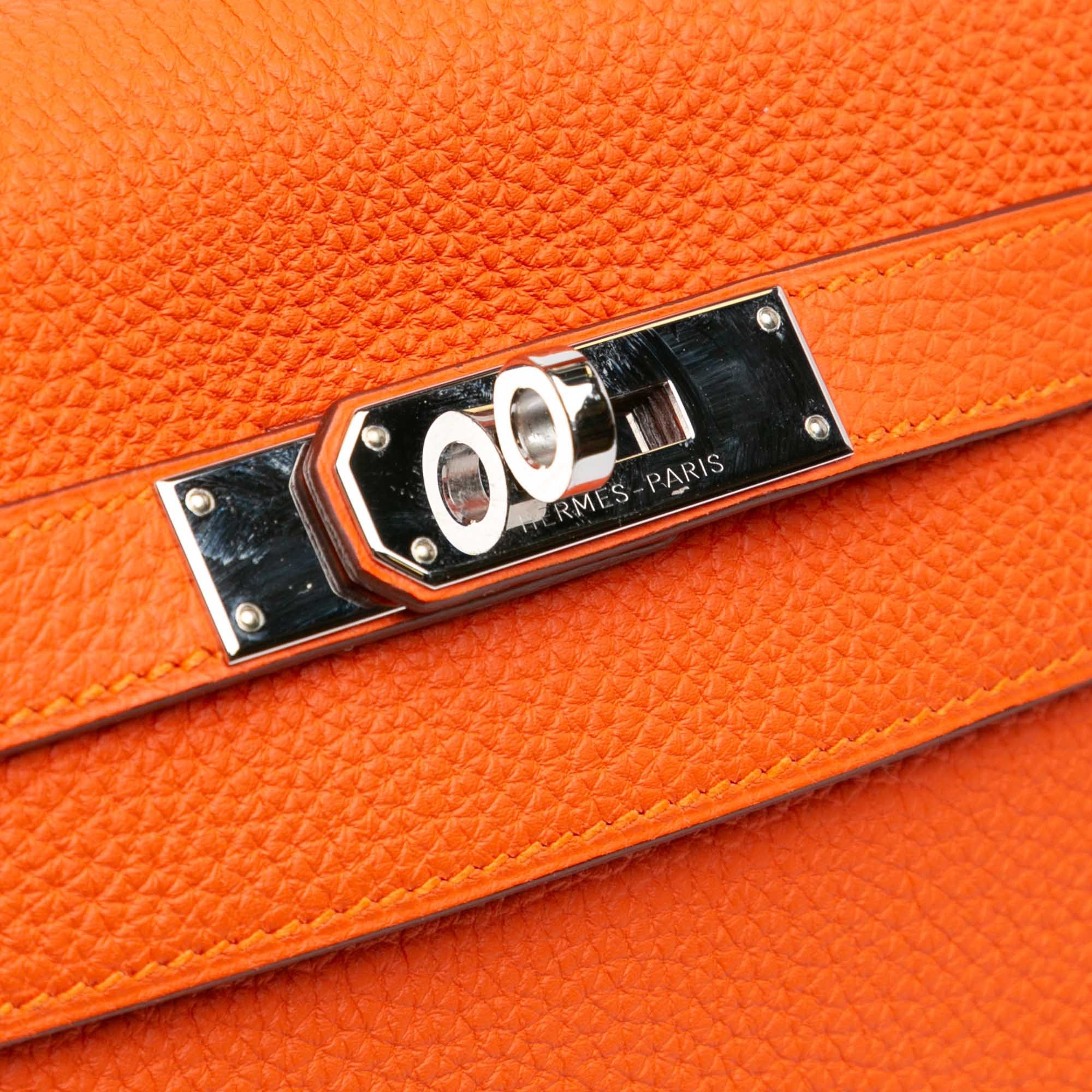 Hermes Hermès Togo Kelly II Retourne 32 Orange Size ONE SIZE - 7 Thumbnail