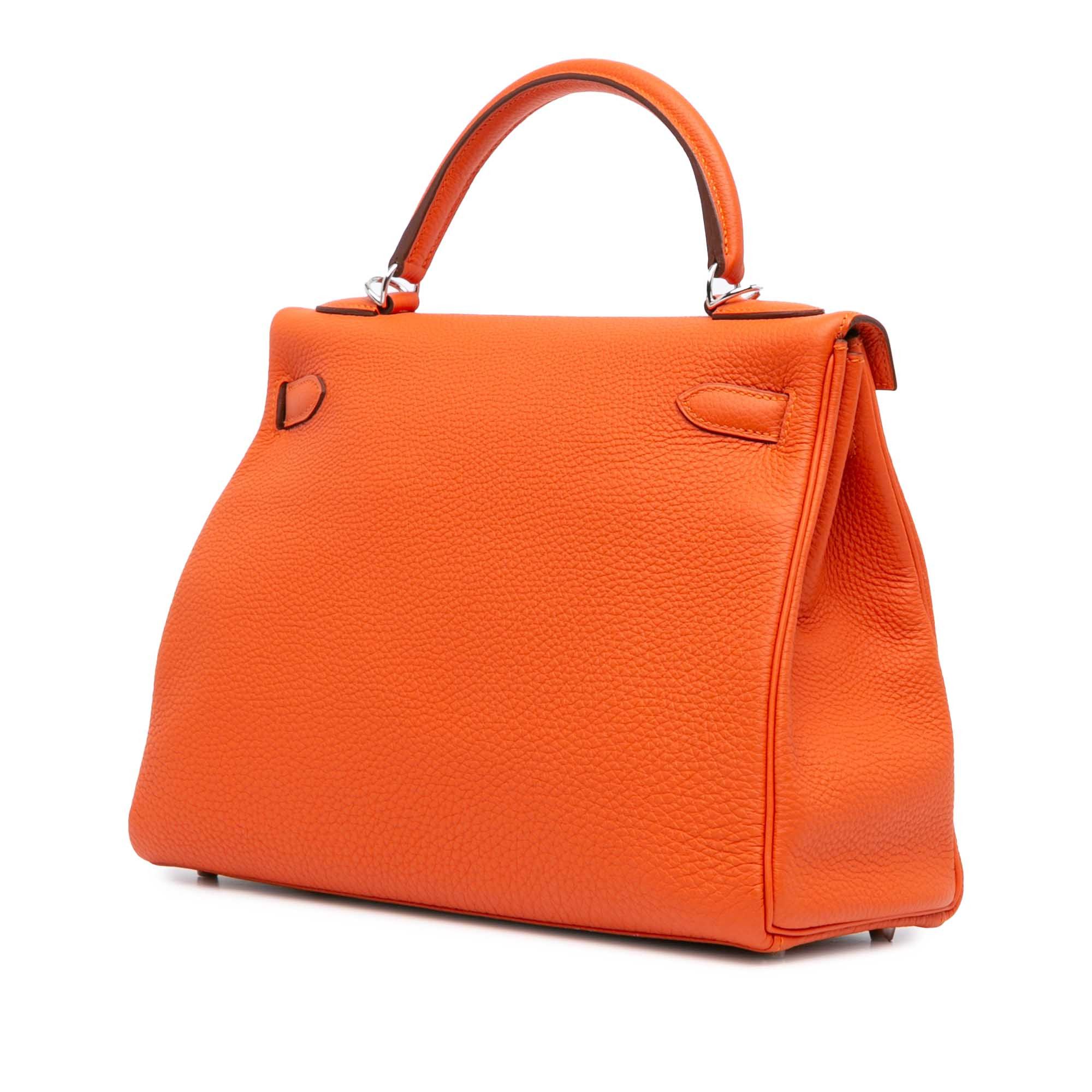 Hermes Hermès Togo Kelly II Retourne 32 Orange Size ONE SIZE - 3 Thumbnail