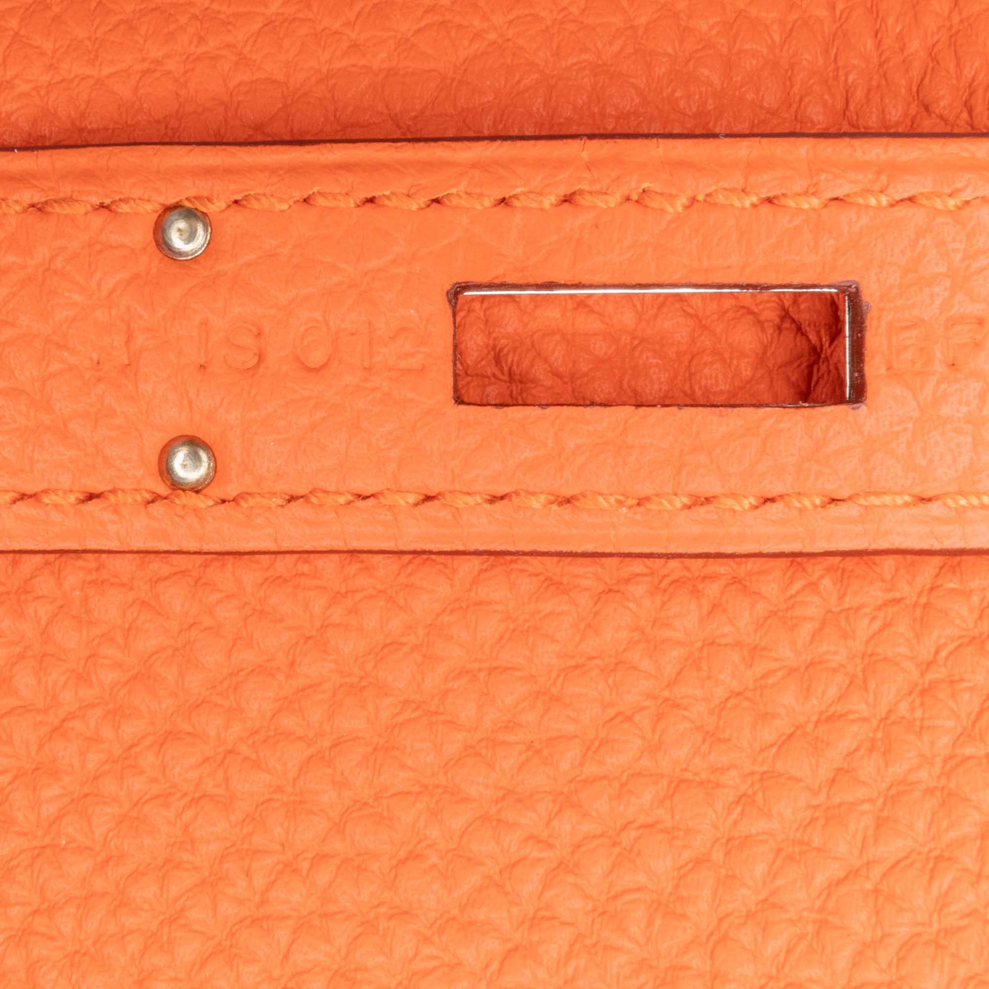 Hermes Hermès Togo Kelly II Retourne 32 Orange Size ONE SIZE - 8 Thumbnail