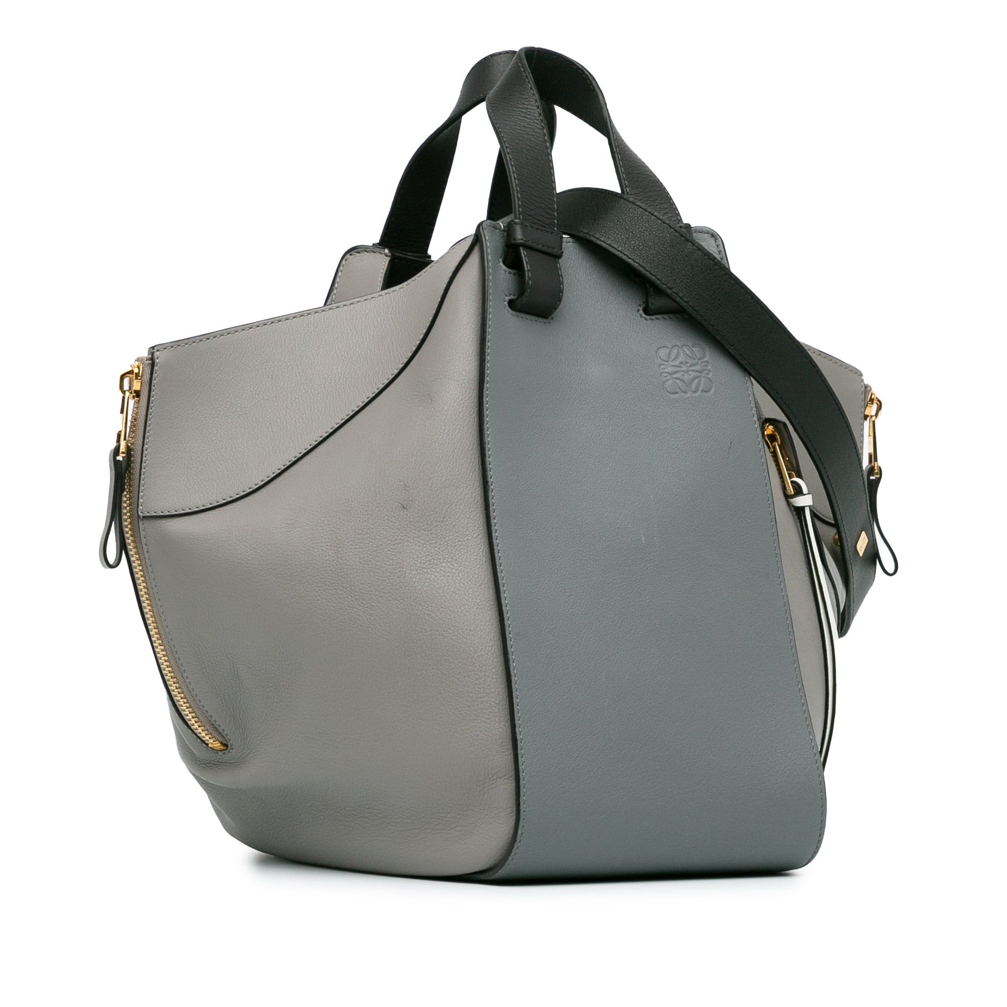 Loewe LOEWE Medium Tricolor Hammock Bag Gray Size ONE SIZE - 2 Thumbnail