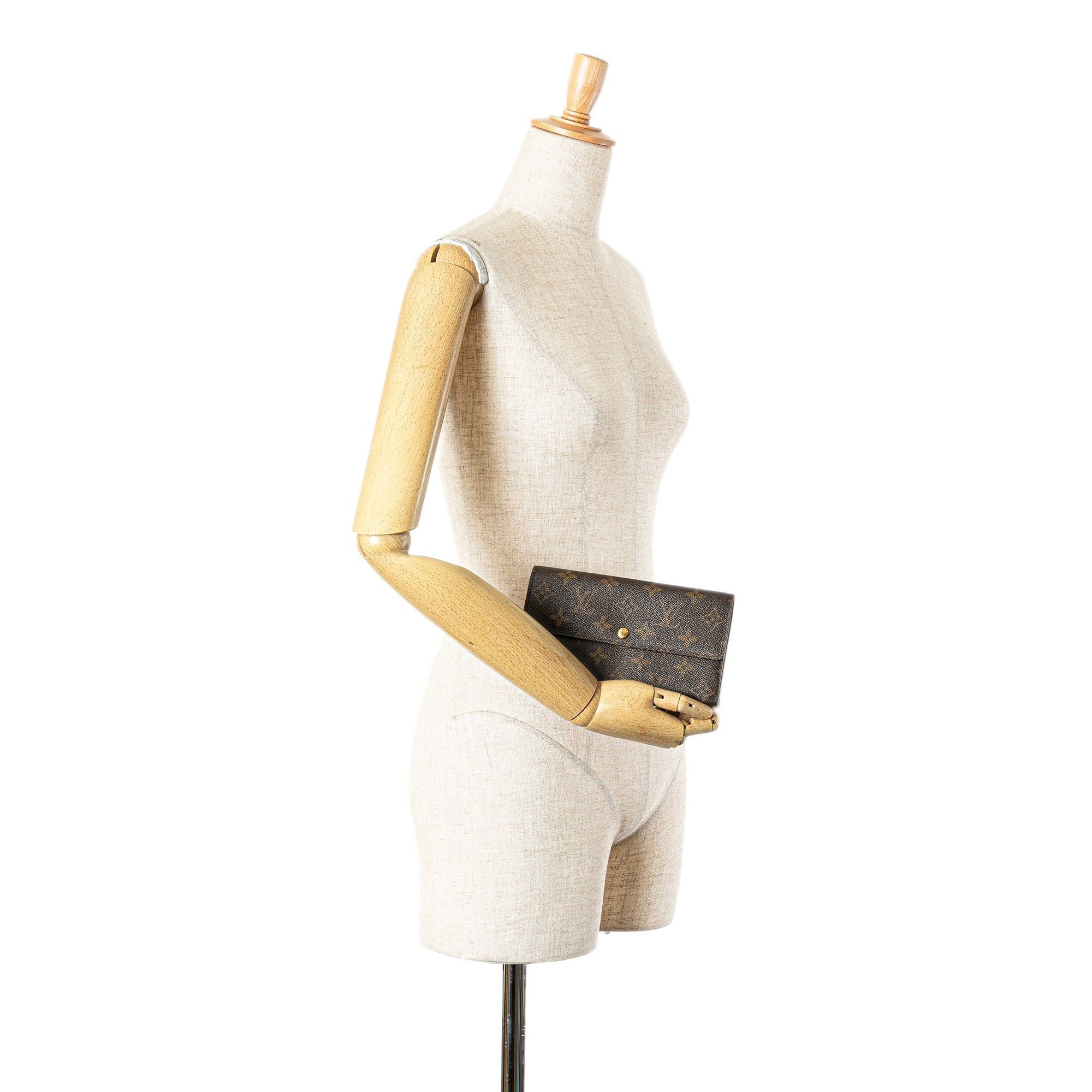 Louis Vuitton Louis Vuitton Monogram Sarah Long Wallet Brown Size ONE SIZE - 8 Thumbnail