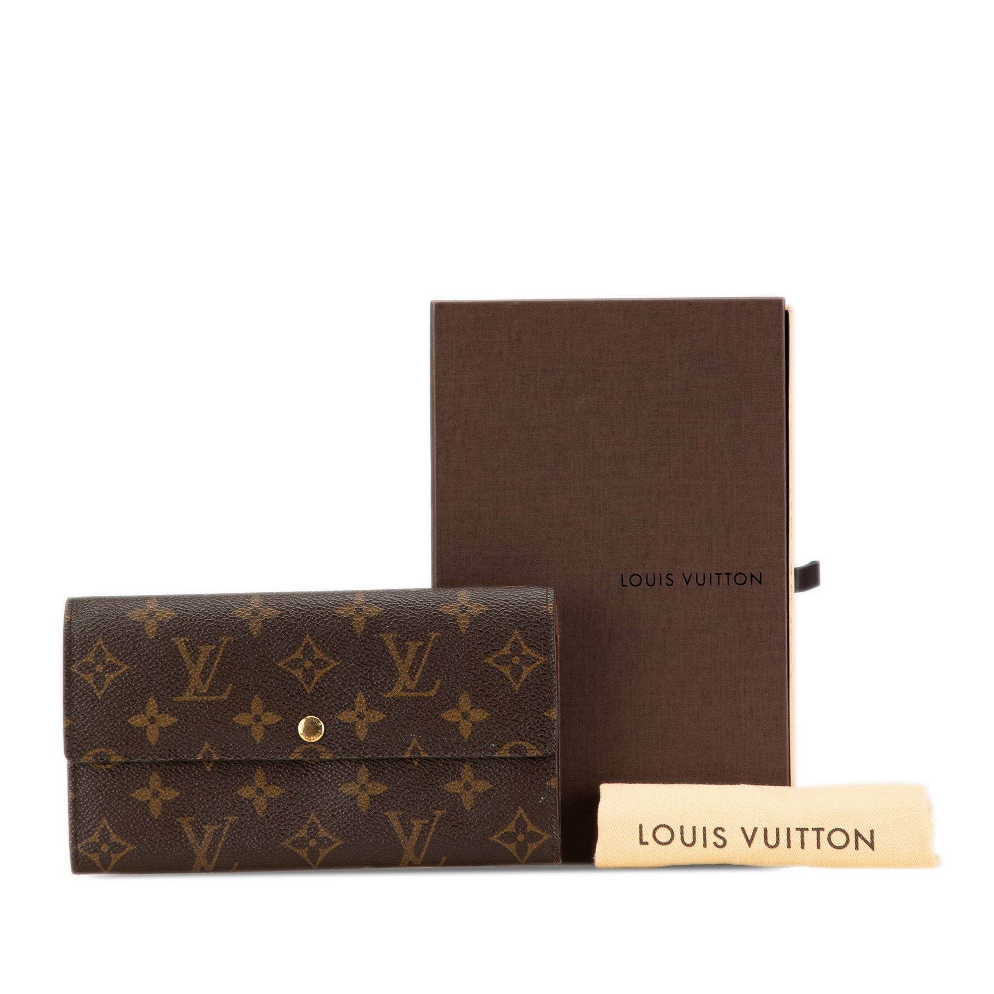 Louis Vuitton Louis Vuitton Monogram Sarah Long Wallet Brown Size ONE SIZE - 9 Thumbnail