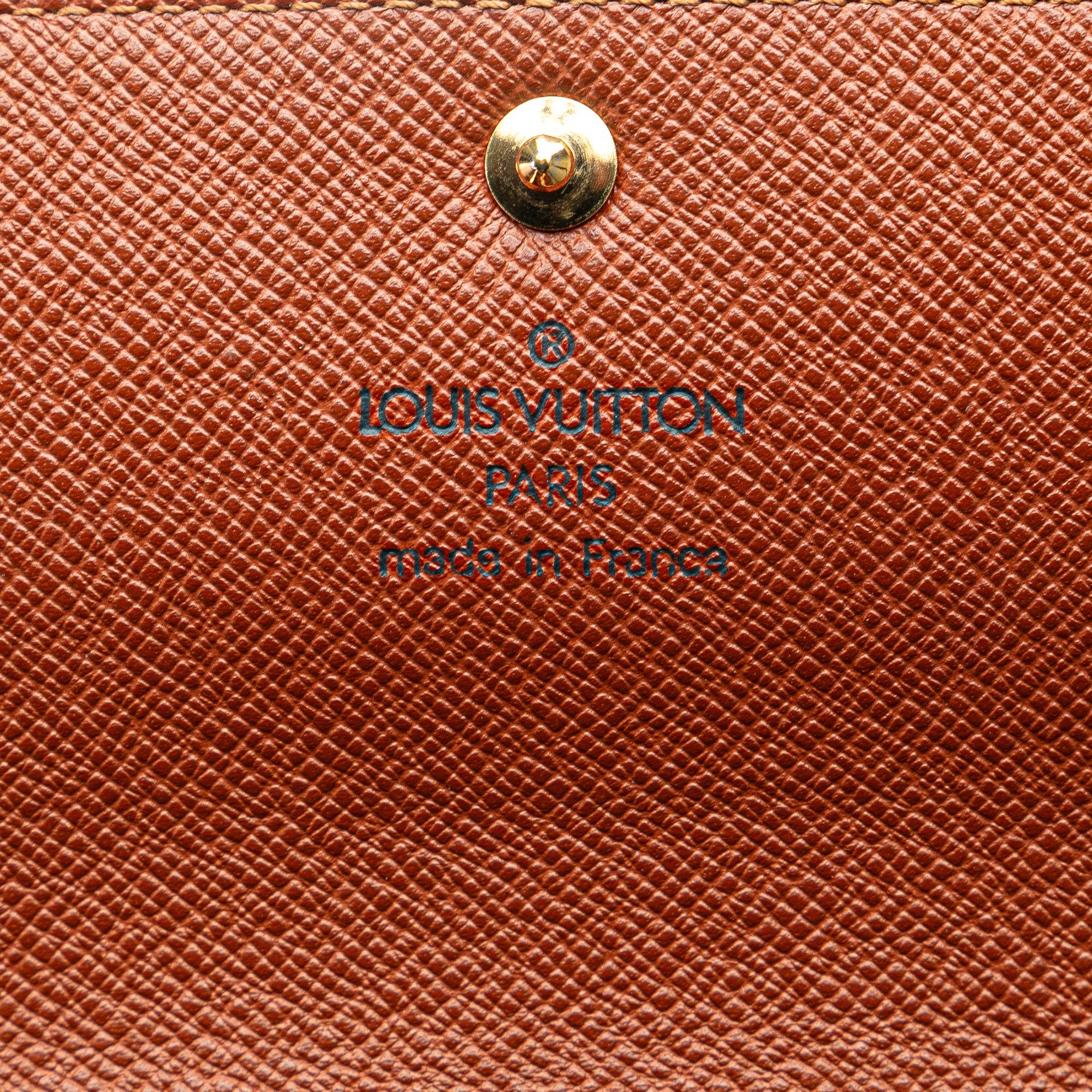 Louis Vuitton Louis Vuitton Monogram Sarah Long Wallet Brown Size ONE SIZE - 6 Thumbnail