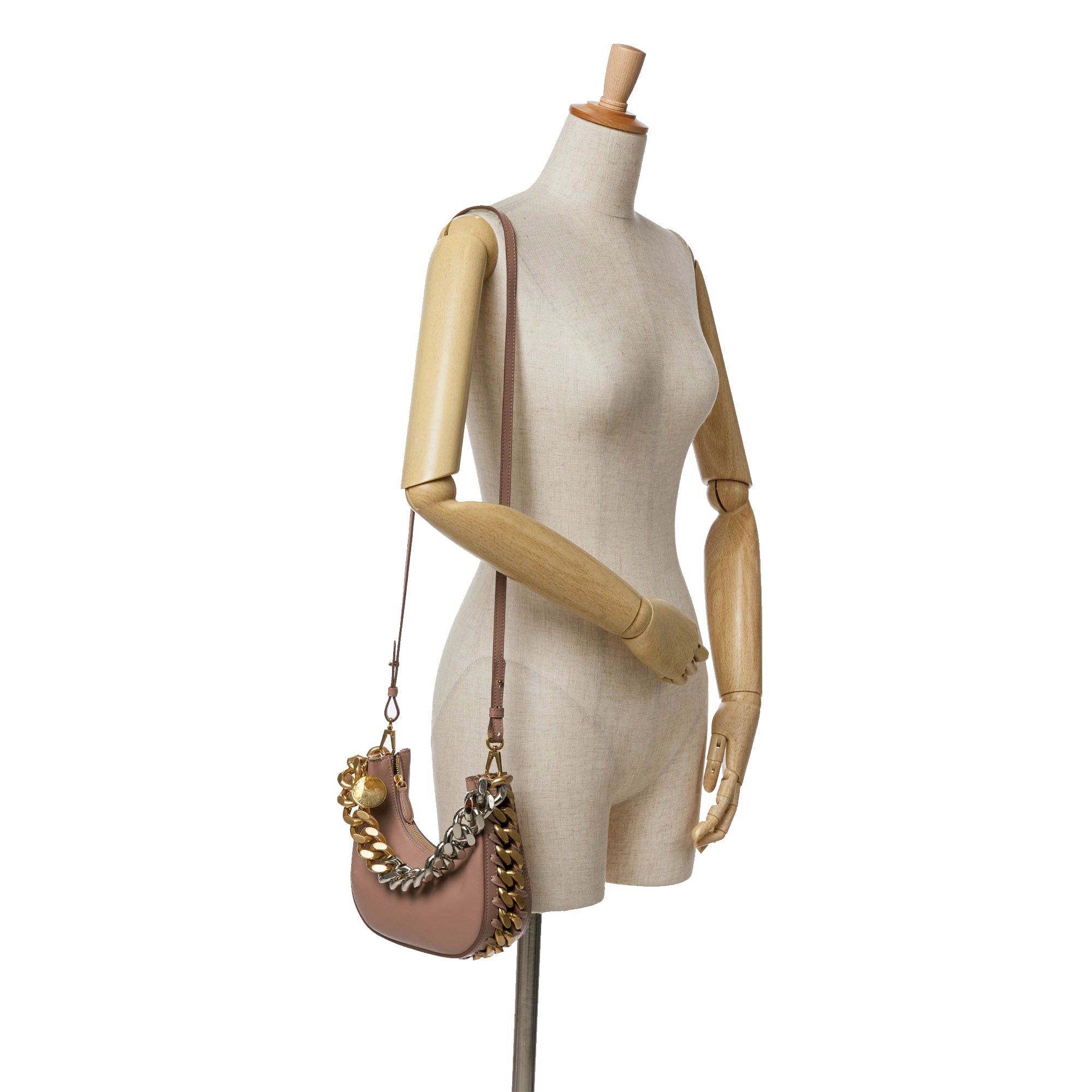 Stella McCartney Stella McCartney Mini Frayme Zipped Satchel Brown Size ONE SIZE - 9 Thumbnail