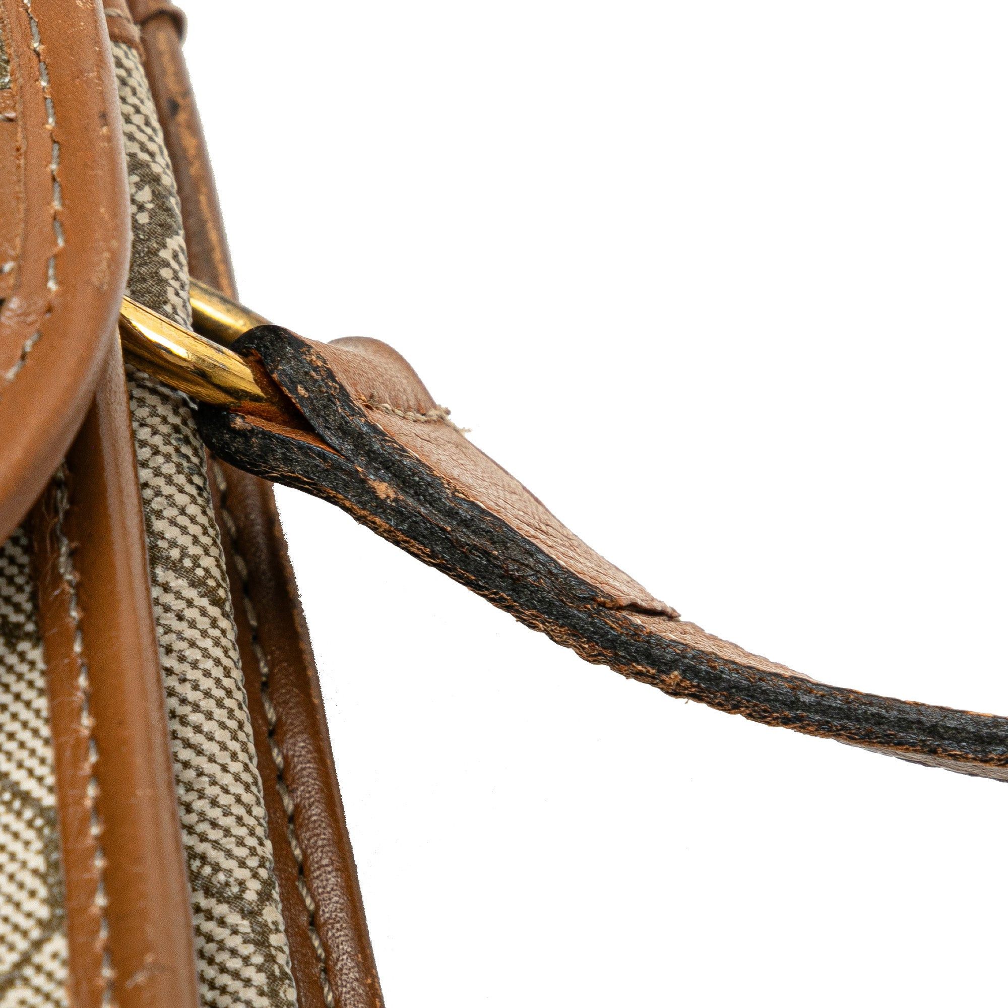 Dior Dior Honeycomb Coated Canvas Crossbody Brown Size ONE SIZE - 7 Thumbnail
