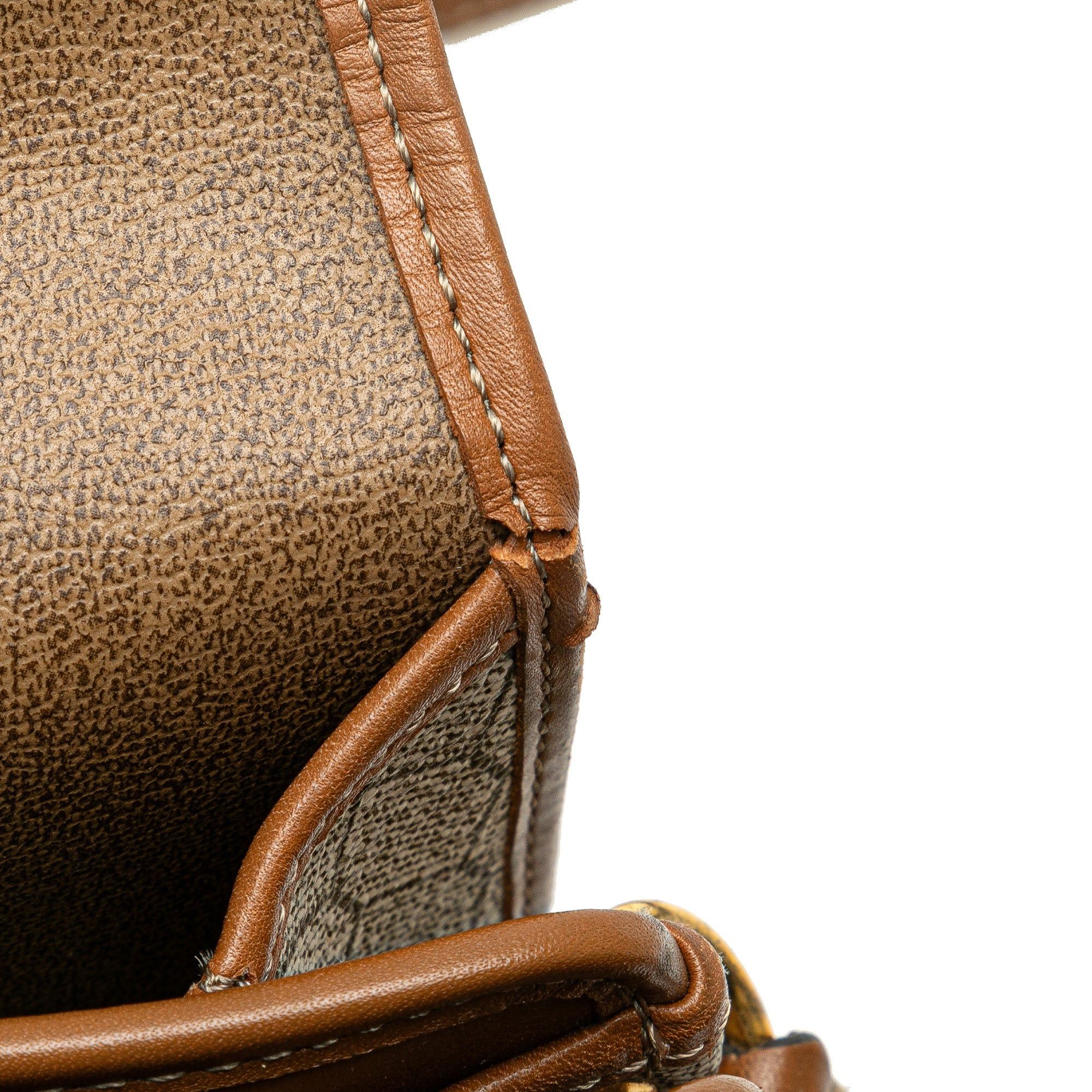 Dior Dior Honeycomb Coated Canvas Crossbody Brown Size ONE SIZE - 6 Thumbnail