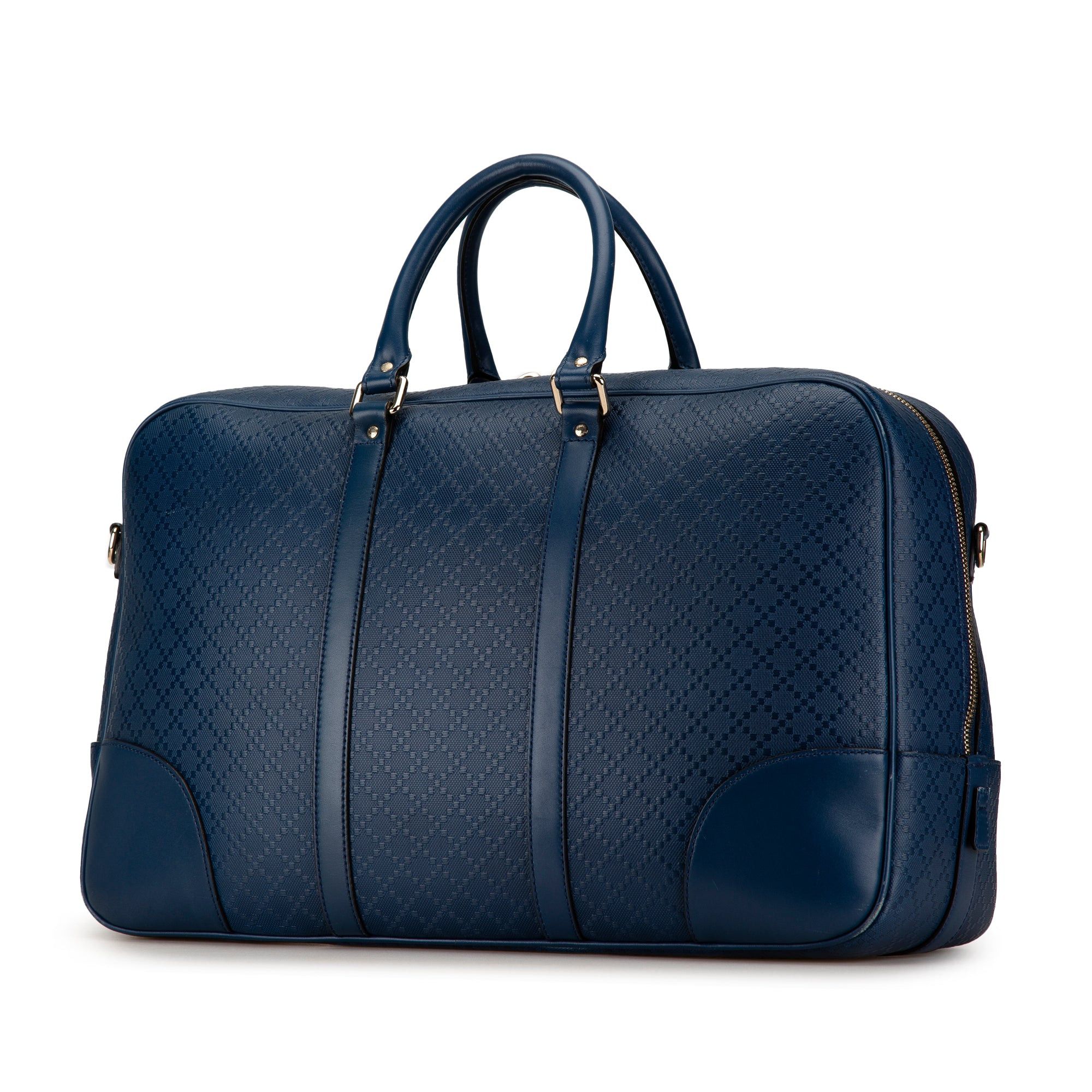 Gucci Gucci Bright Diamante Leather Travel Bag Blue Size ONE SIZE - 2 Thumbnail