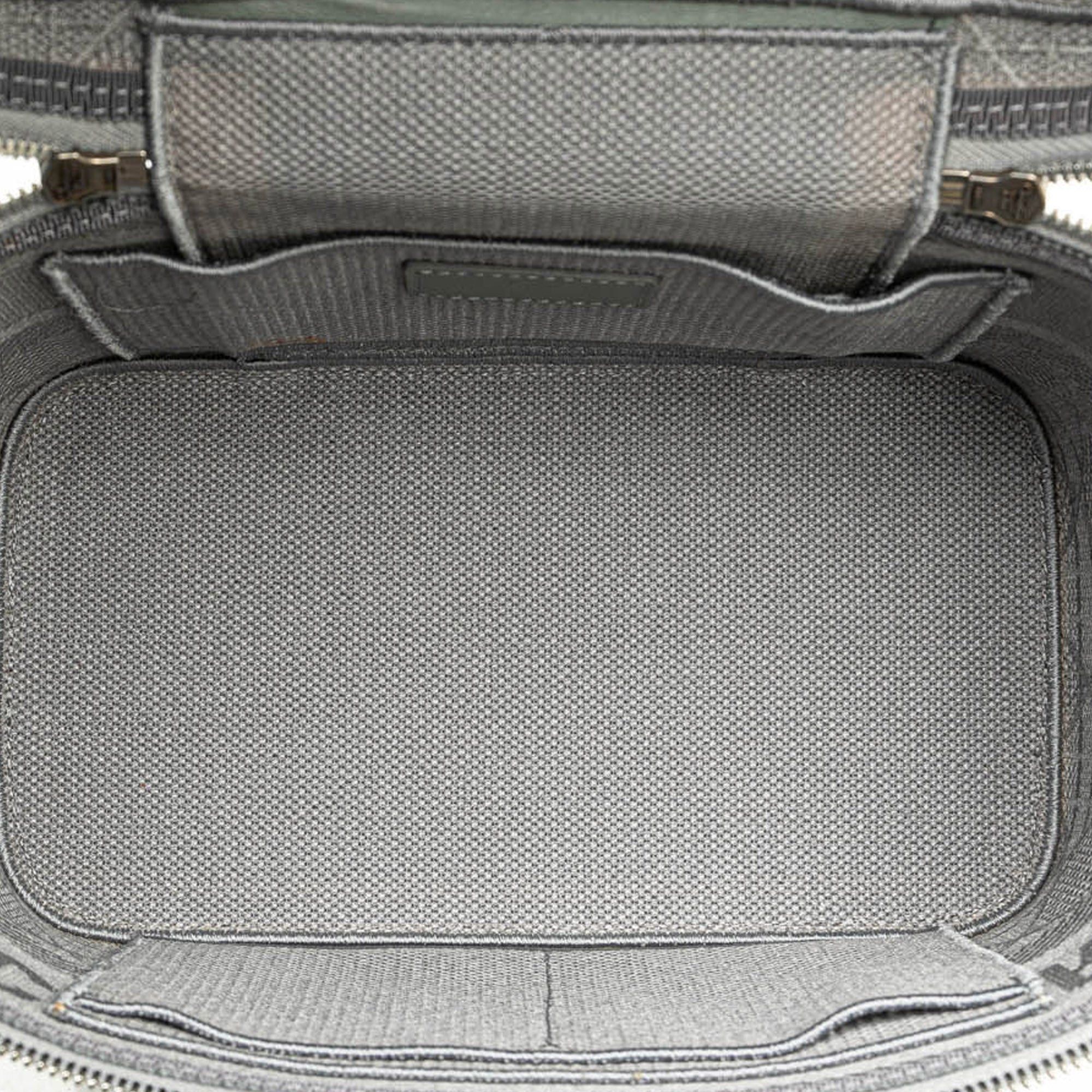 Dior Dior Canvas Cannage Diortravel Vanity Case Gray Size ONE SIZE - 4 Thumbnail